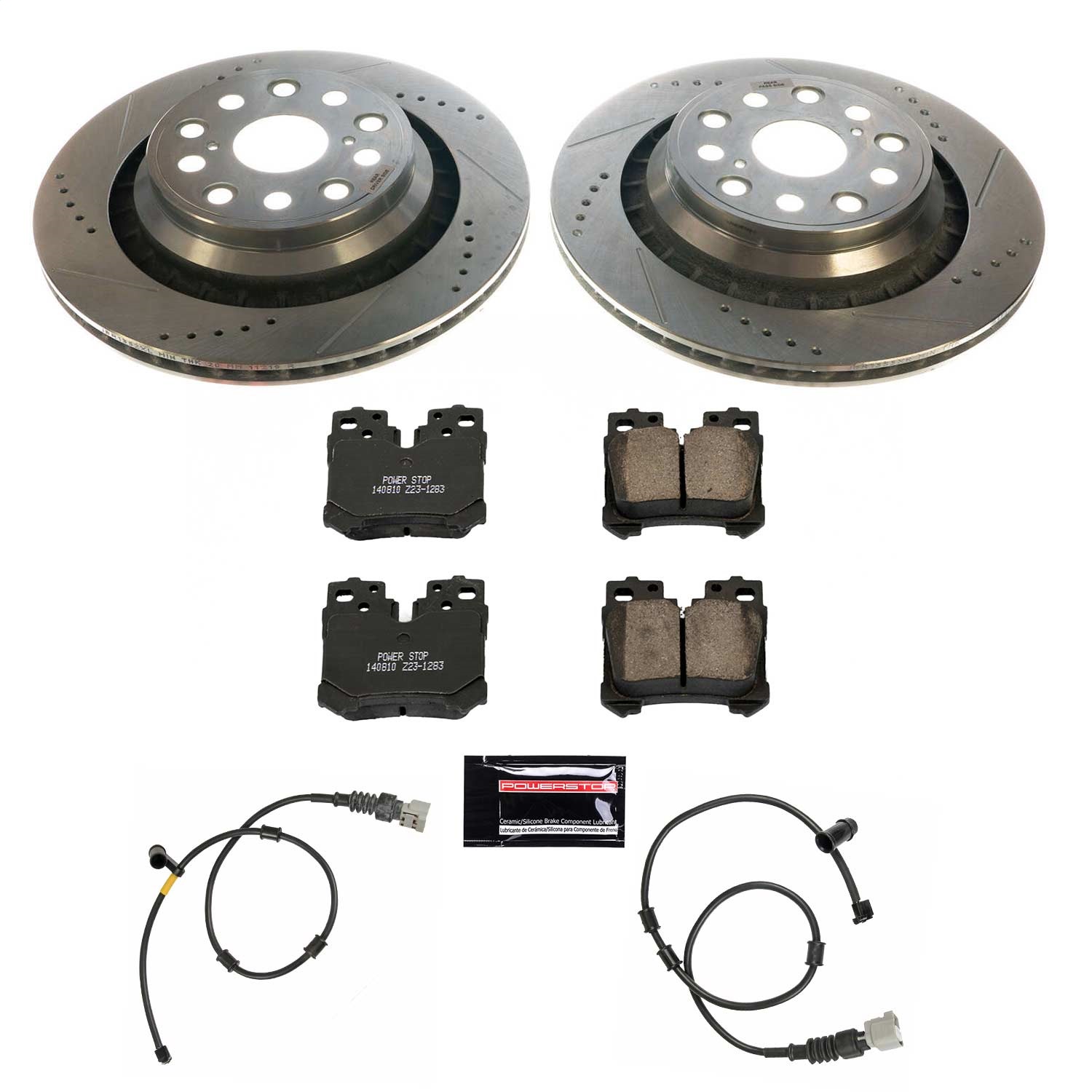 Power Stop - K5841 - Rear - Disc Brake Pad and Rotor Kit