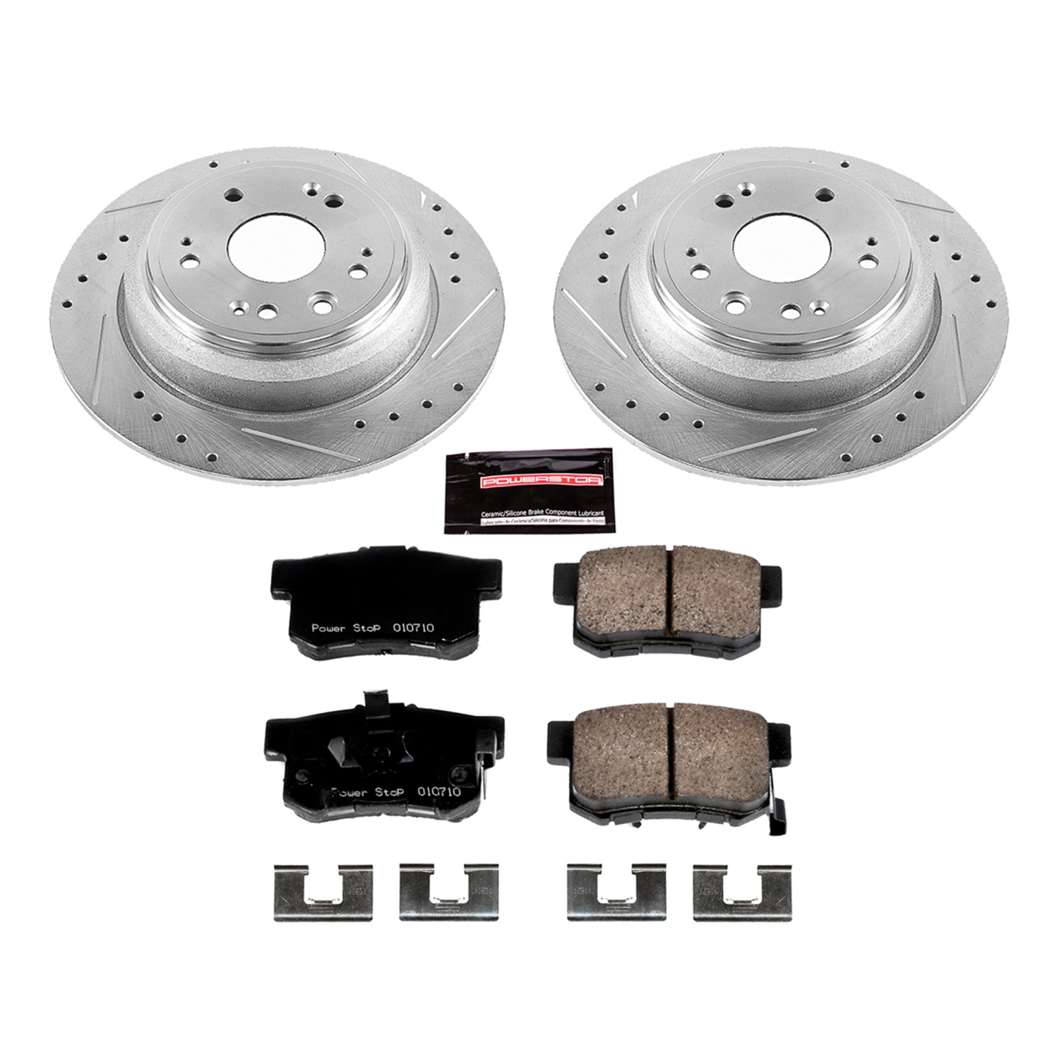 Power Stop - K5859 - Rear - Disc Brake Pad and Rotor Kit