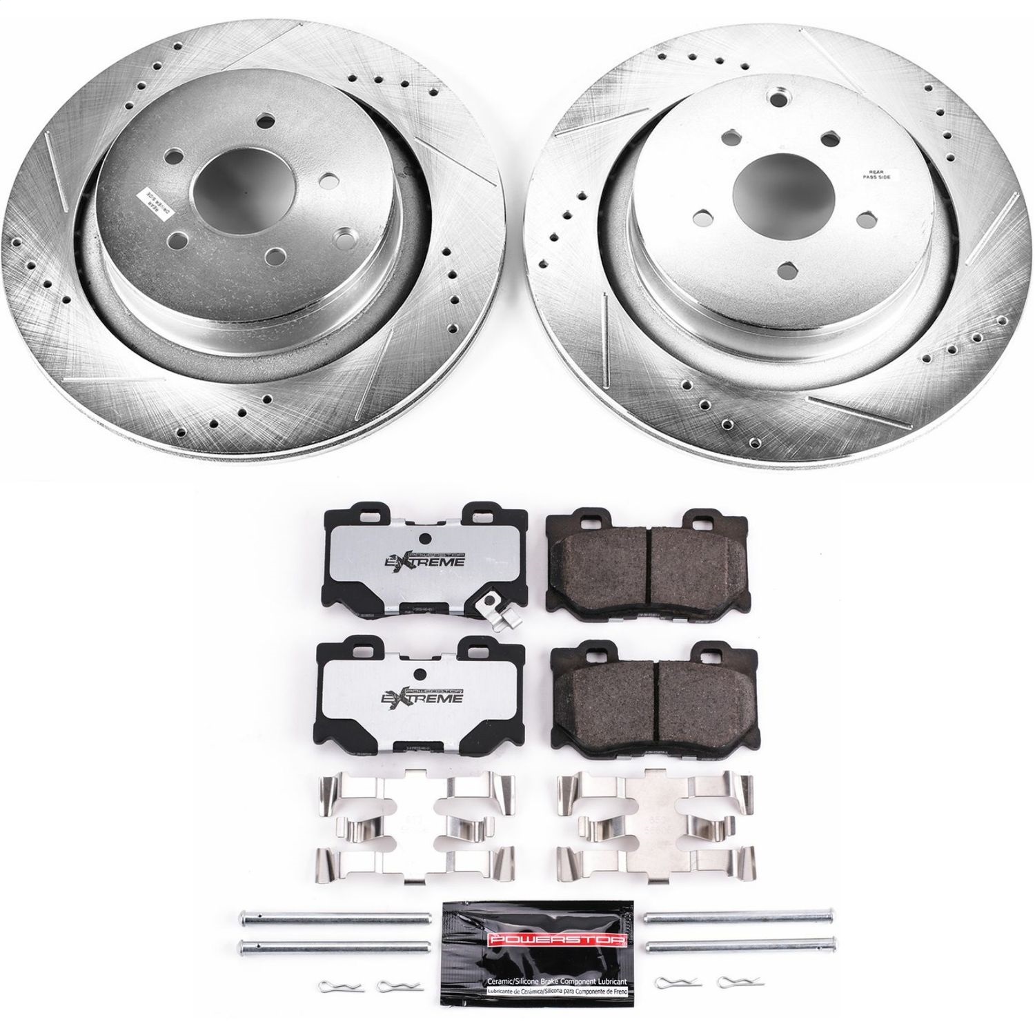 Power Stop - K5861-26 - Rear - Disc Brake Pad and Rotor Kit
