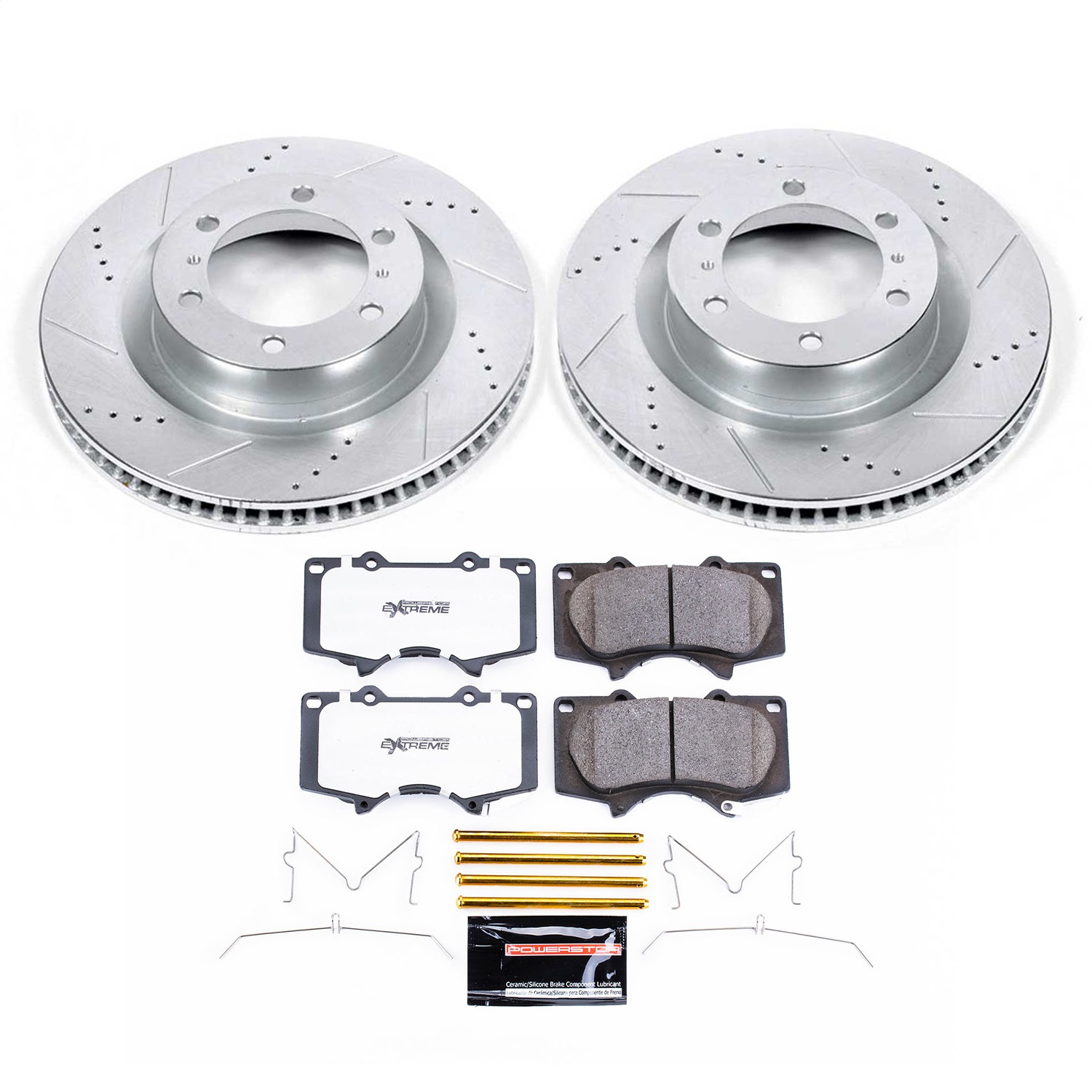Power Stop - K5873-36 - Front - Disc Brake Pad and Rotor Kit