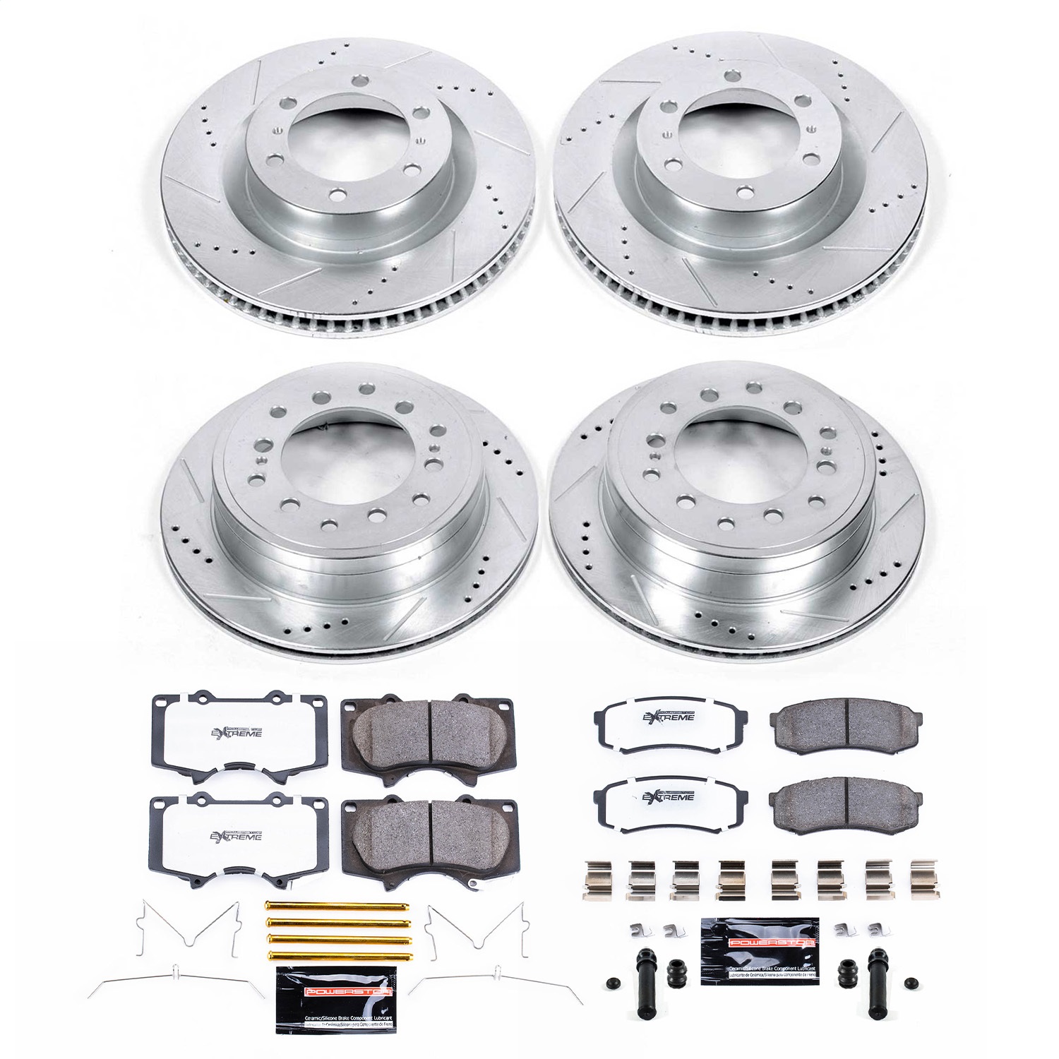 Power Stop - K5874-36 - Front and Rear - Disc Brake Pad and Rotor Kit