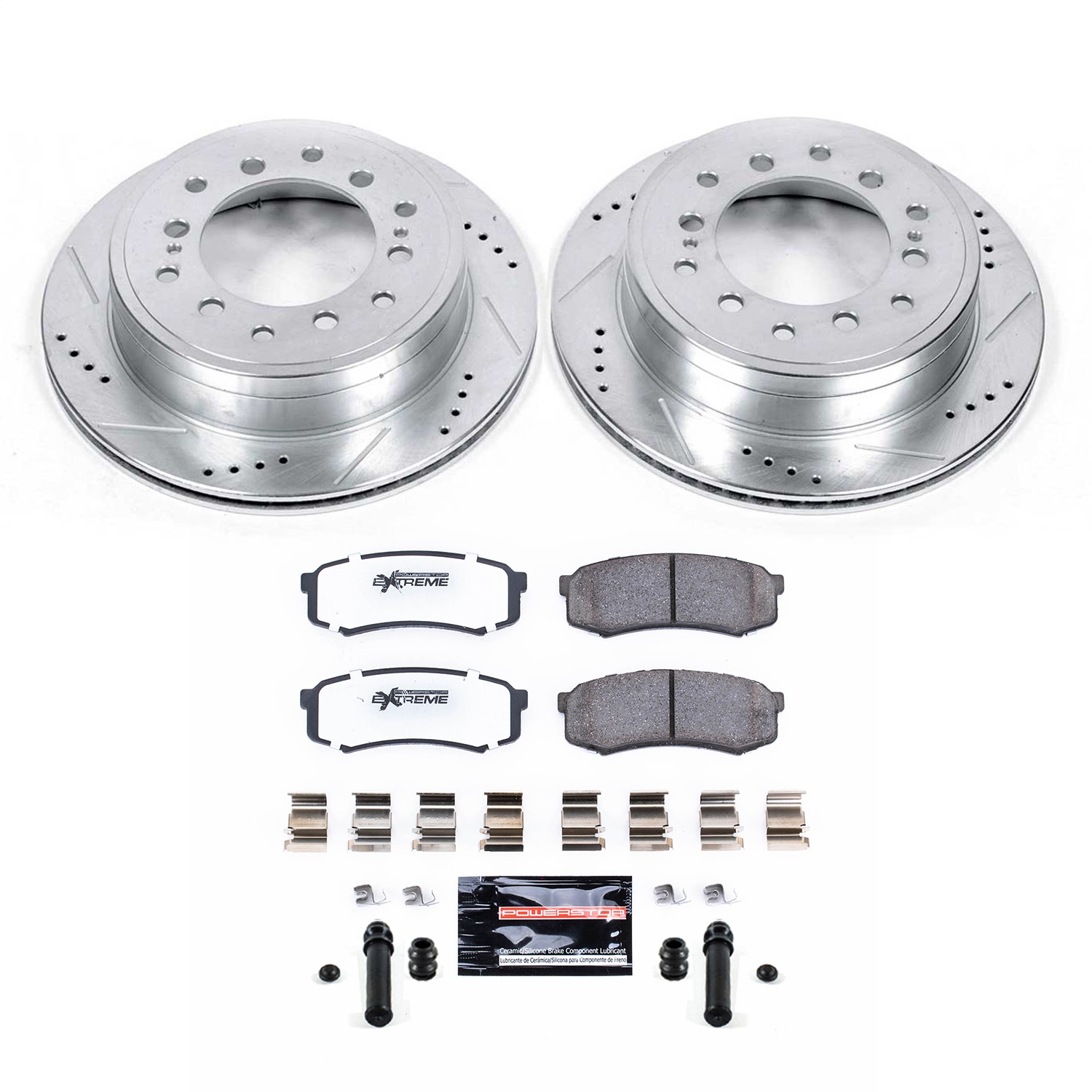 Power Stop - K5875-36 - Rear - Disc Brake Pad and Rotor Kit