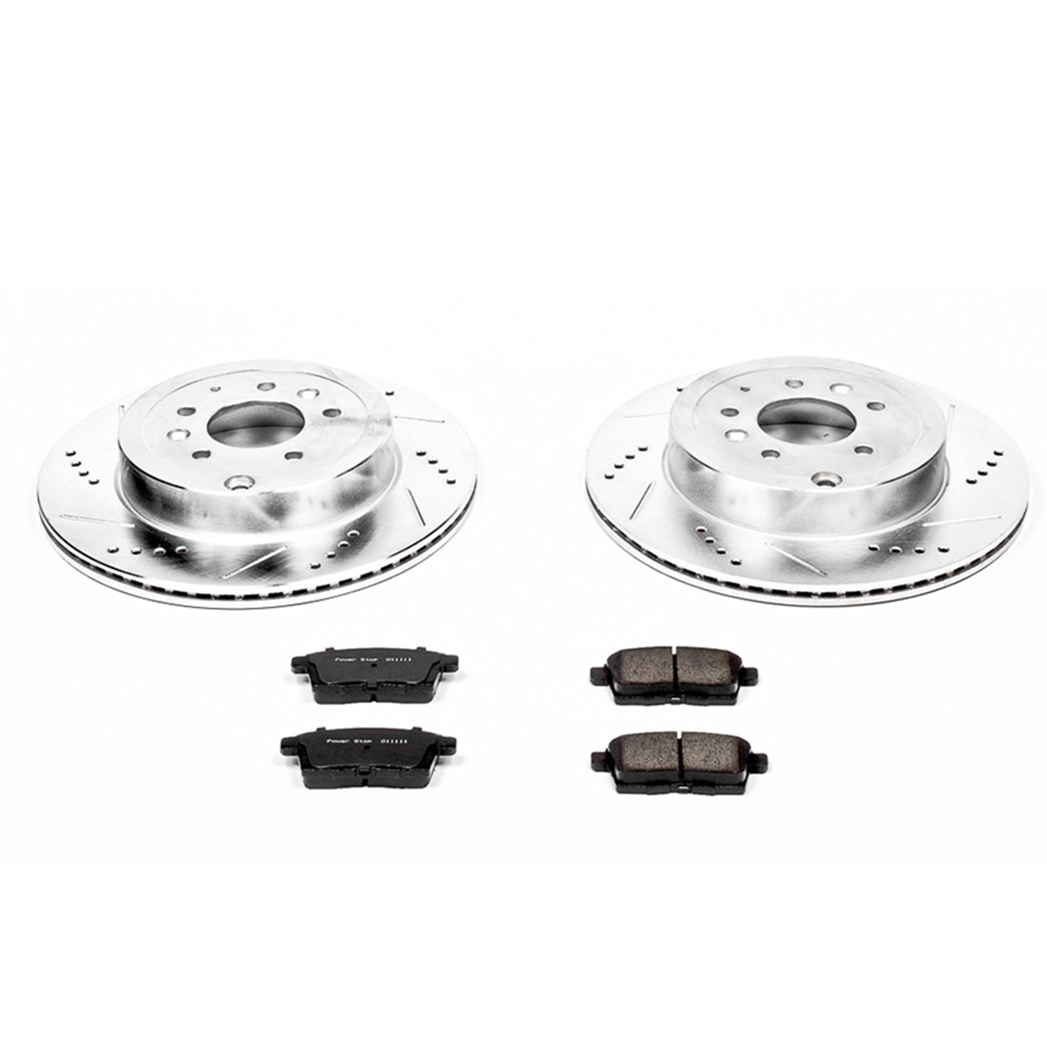 Power Stop - K5877 - Rear - Disc Brake Pad and Rotor Kit