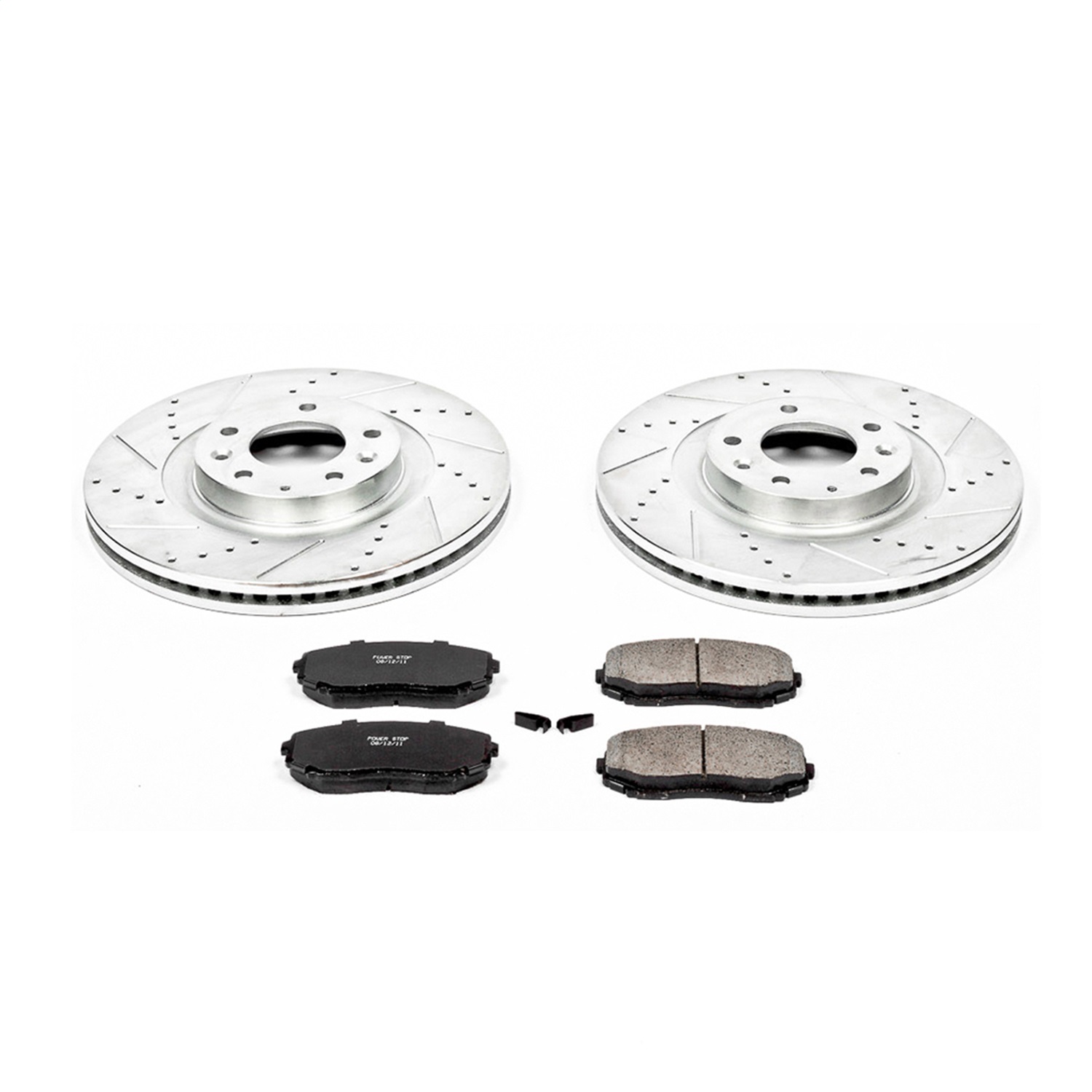 Power Stop - K5878 - Front - Disc Brake Pad and Rotor Kit