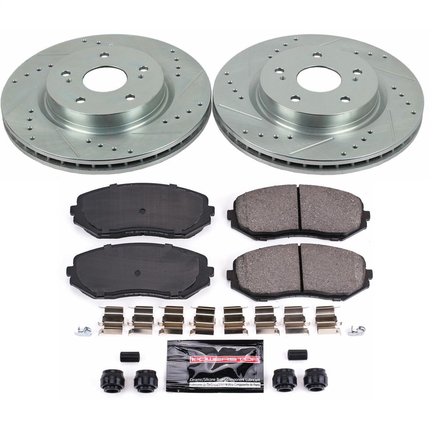 Power Stop - K5886 - Front - Disc Brake Pad and Rotor Kit