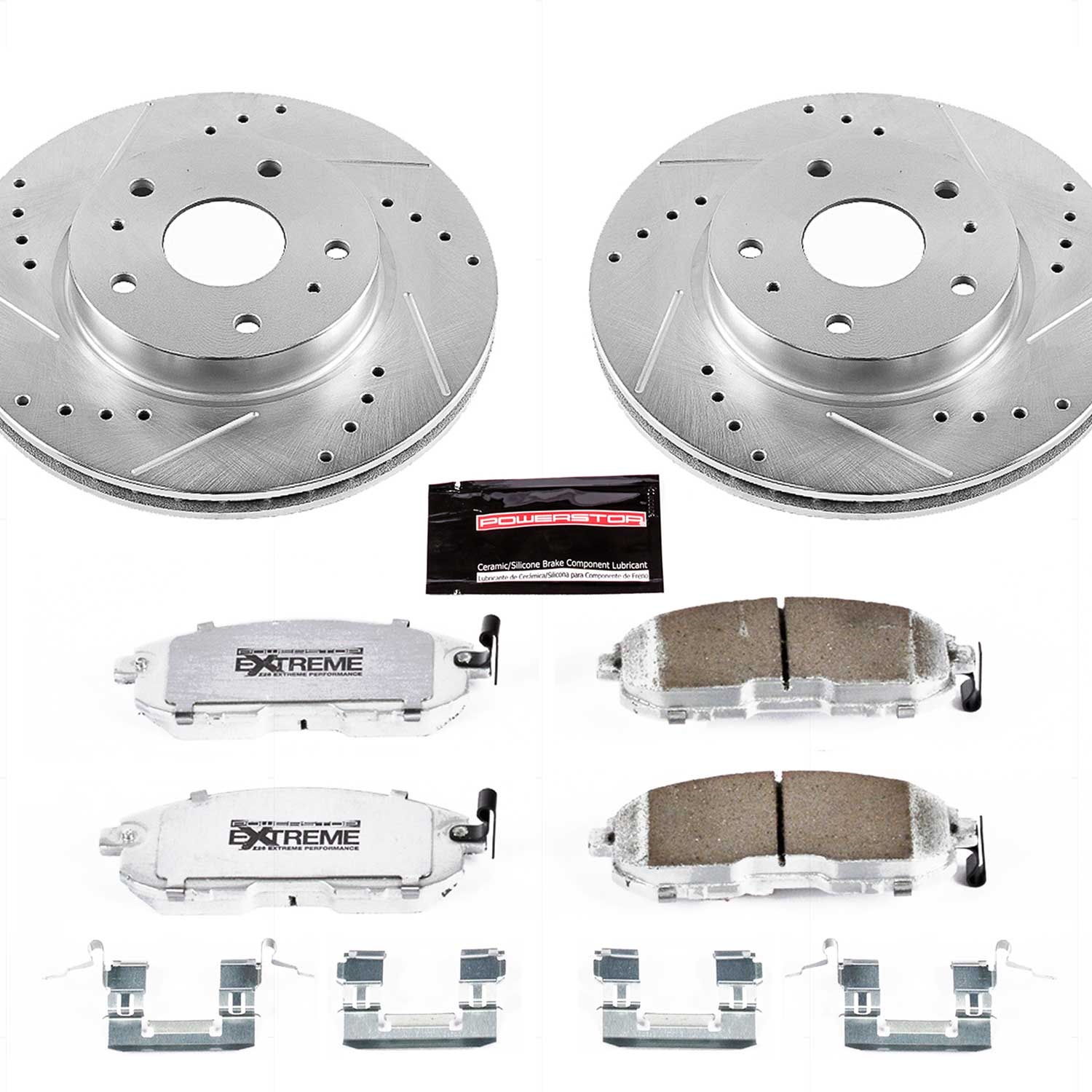 Power Stop - K5887-26 - Front - Disc Brake Pad and Rotor Kit