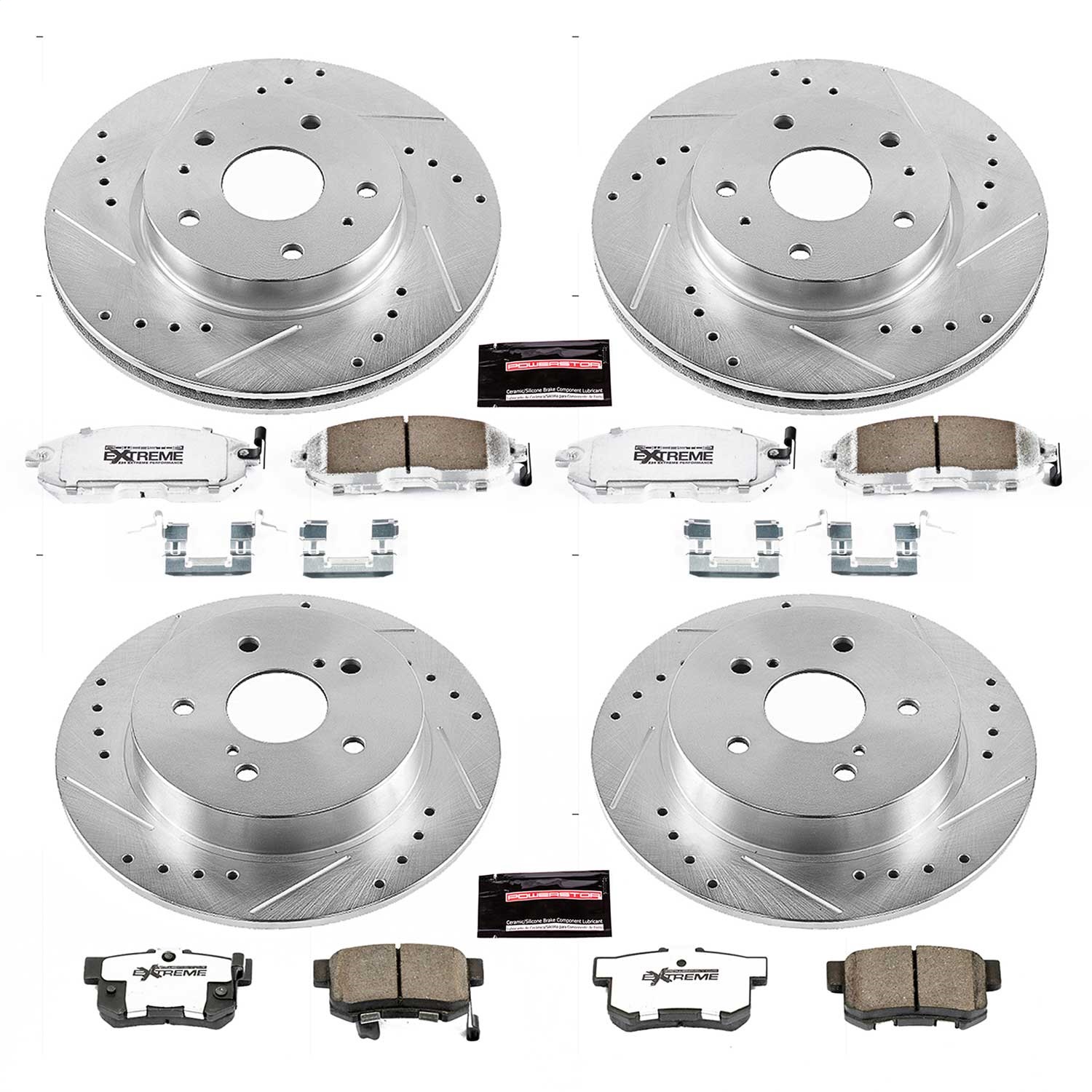 Power Stop - K5888-26 - Front and Rear - Disc Brake Pad and Rotor Kit