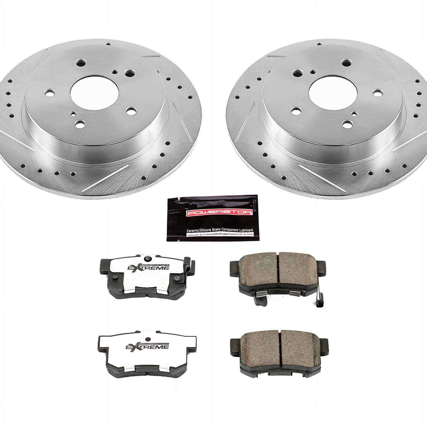 Power Stop - K5889-26 - Rear - Disc Brake Pad and Rotor Kit