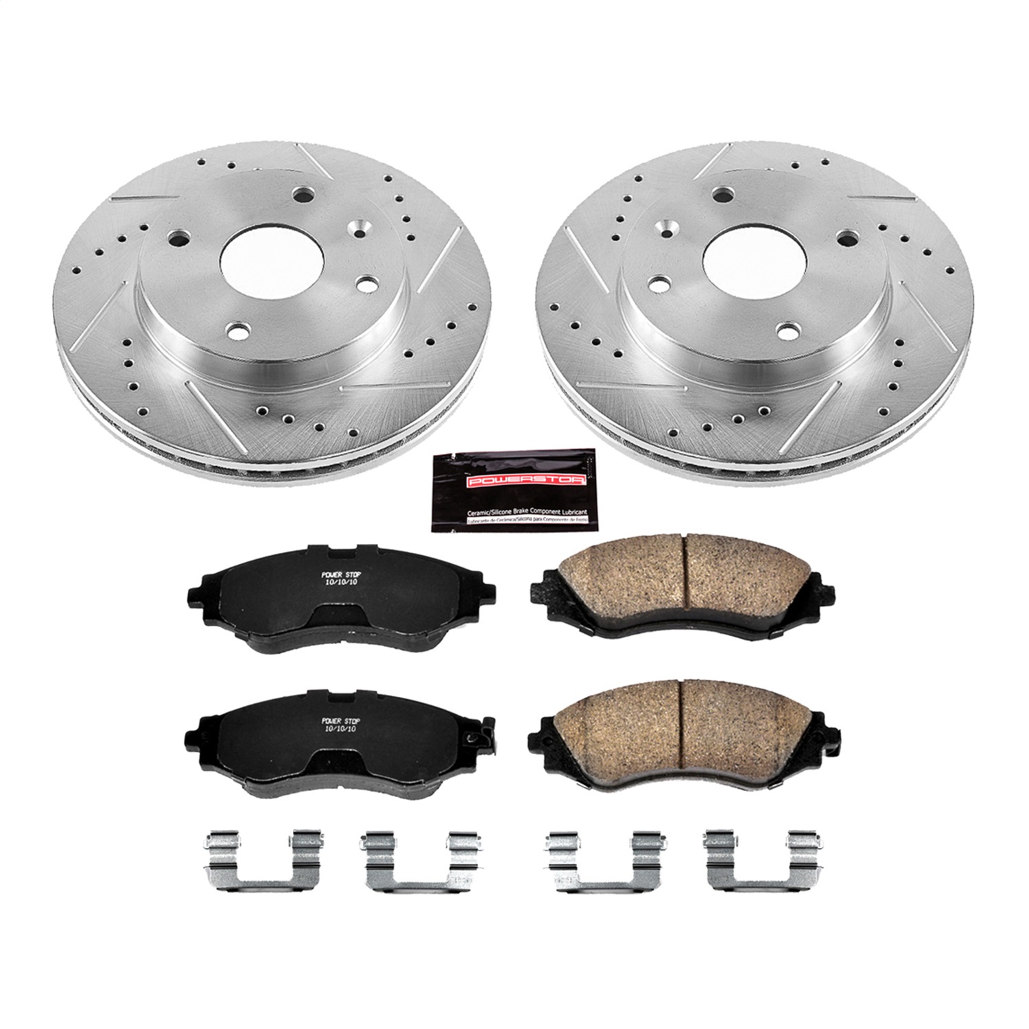 Power Stop - K5894 - Front - Disc Brake Pad and Rotor Kit
