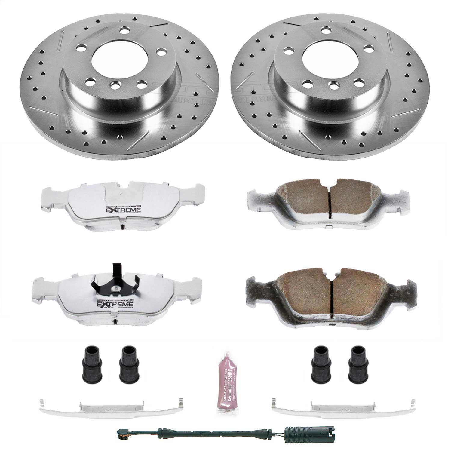 Power Stop - K590-26 - Front - Disc Brake Pad and Rotor Kit