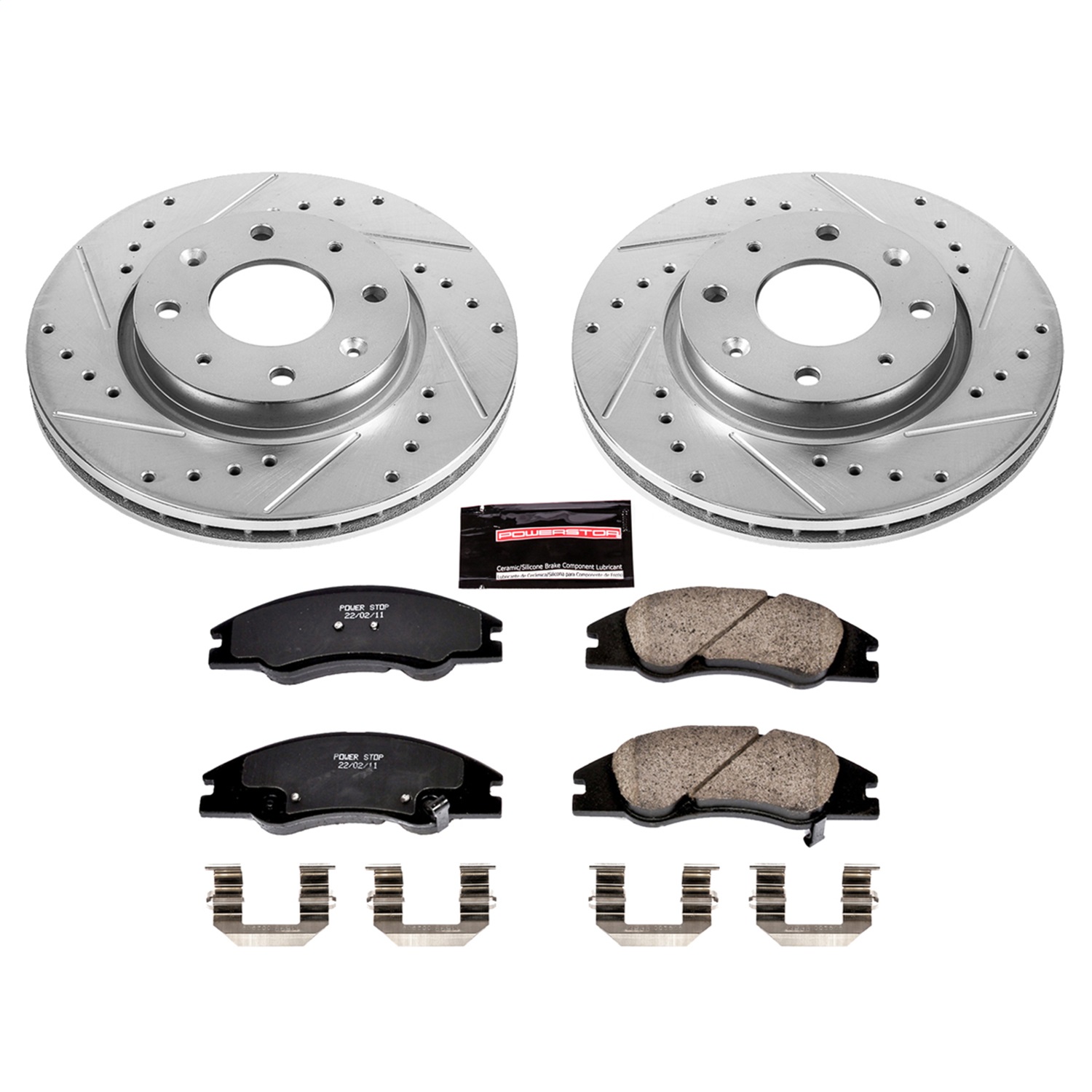 Power Stop - K5903 - Front - Disc Brake Pad and Rotor Kit