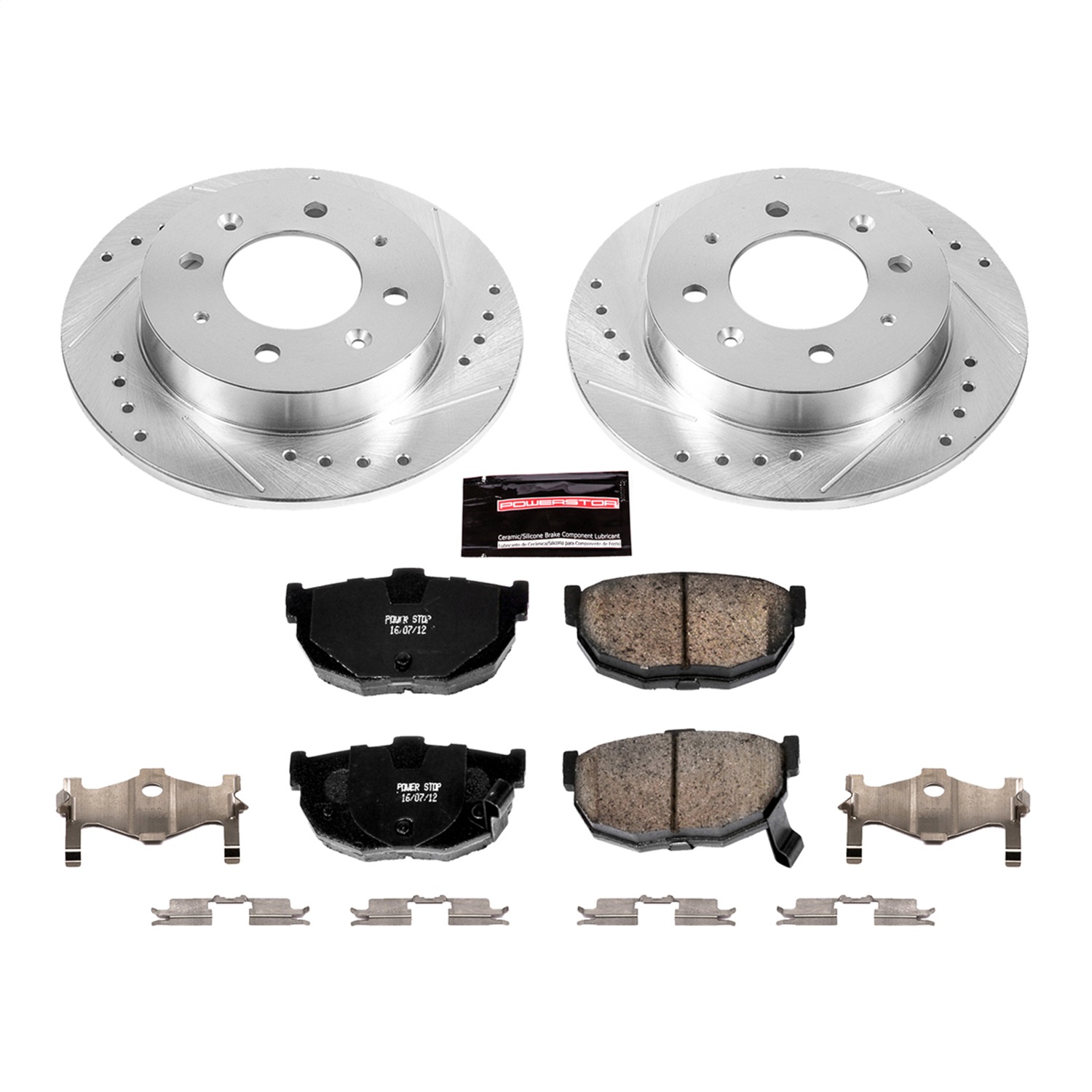 Power Stop - K5905 - Rear - Disc Brake Pad and Rotor Kit