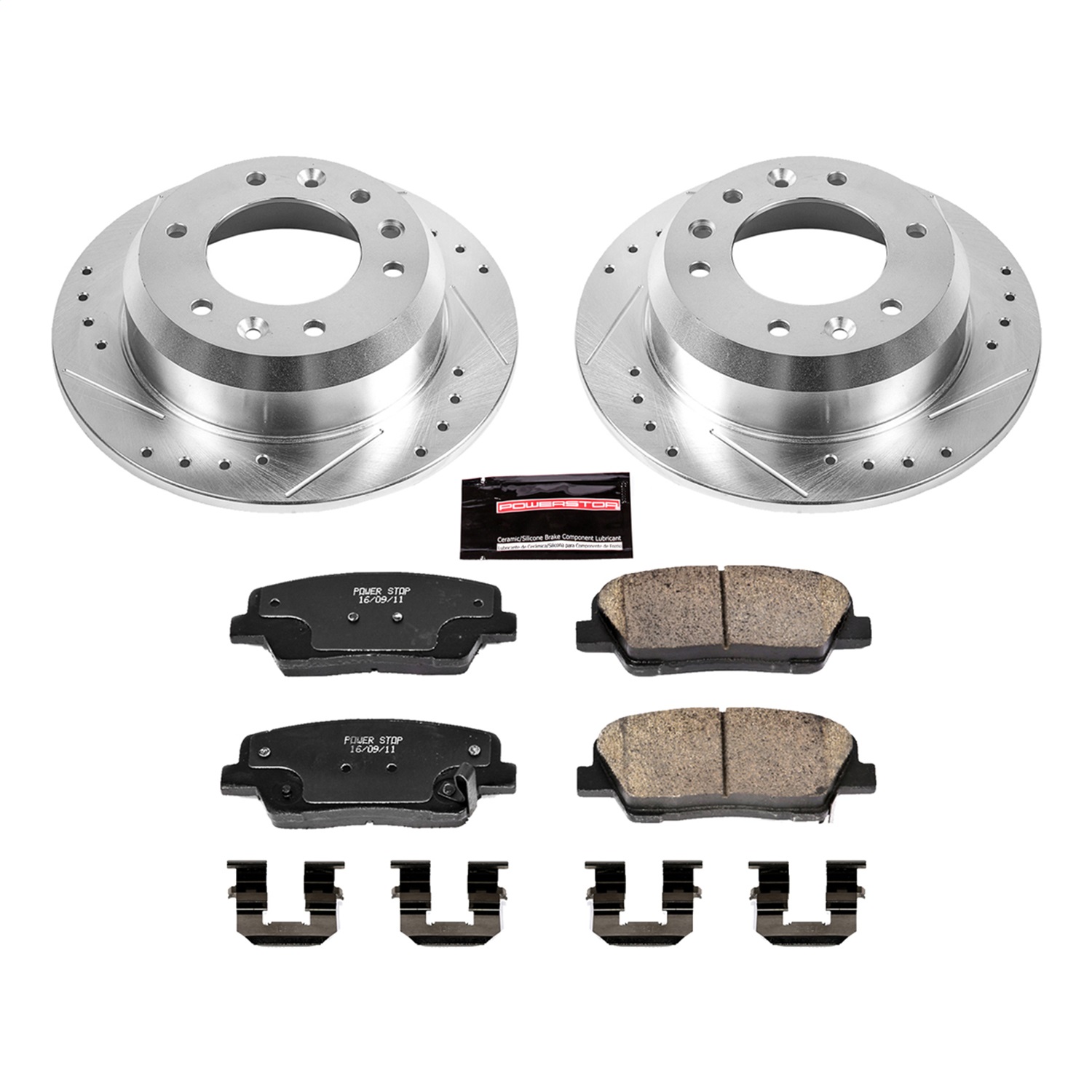 Power Stop - K5906 - Rear - Disc Brake Pad and Rotor Kit