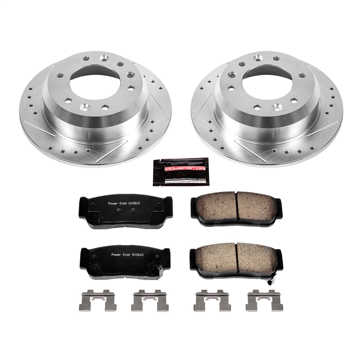 Power Stop - K5907 - Rear - Disc Brake Pad and Rotor Kit