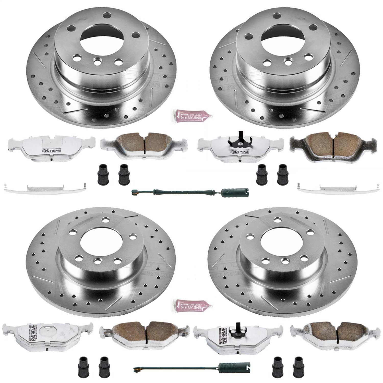 Power Stop - K591-26 - Front and Rear - Disc Brake Pad and Rotor Kit