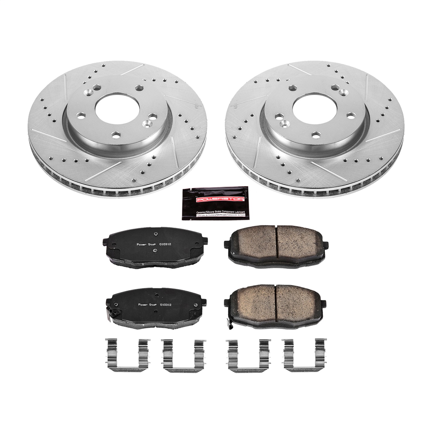 Power Stop - K5911 - Front - Disc Brake Pad and Rotor Kit