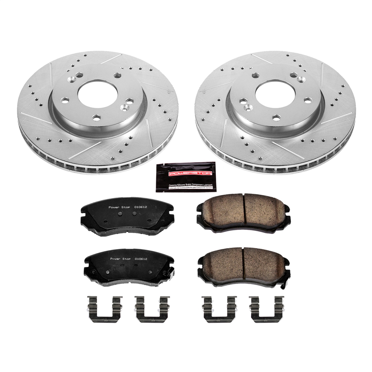 Power Stop - K5913 - Front - Disc Brake Pad and Rotor Kit