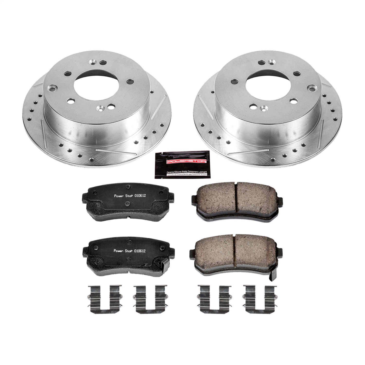 Power Stop - K5915 - Rear - Disc Brake Pad and Rotor Kit