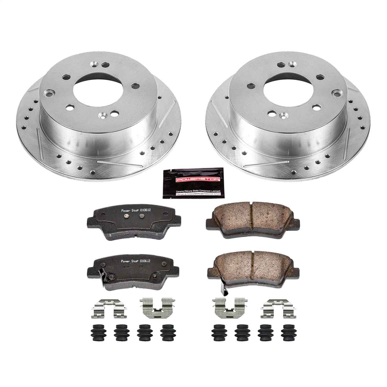 Power Stop - K5916 - Rear - Disc Brake Pad and Rotor Kit