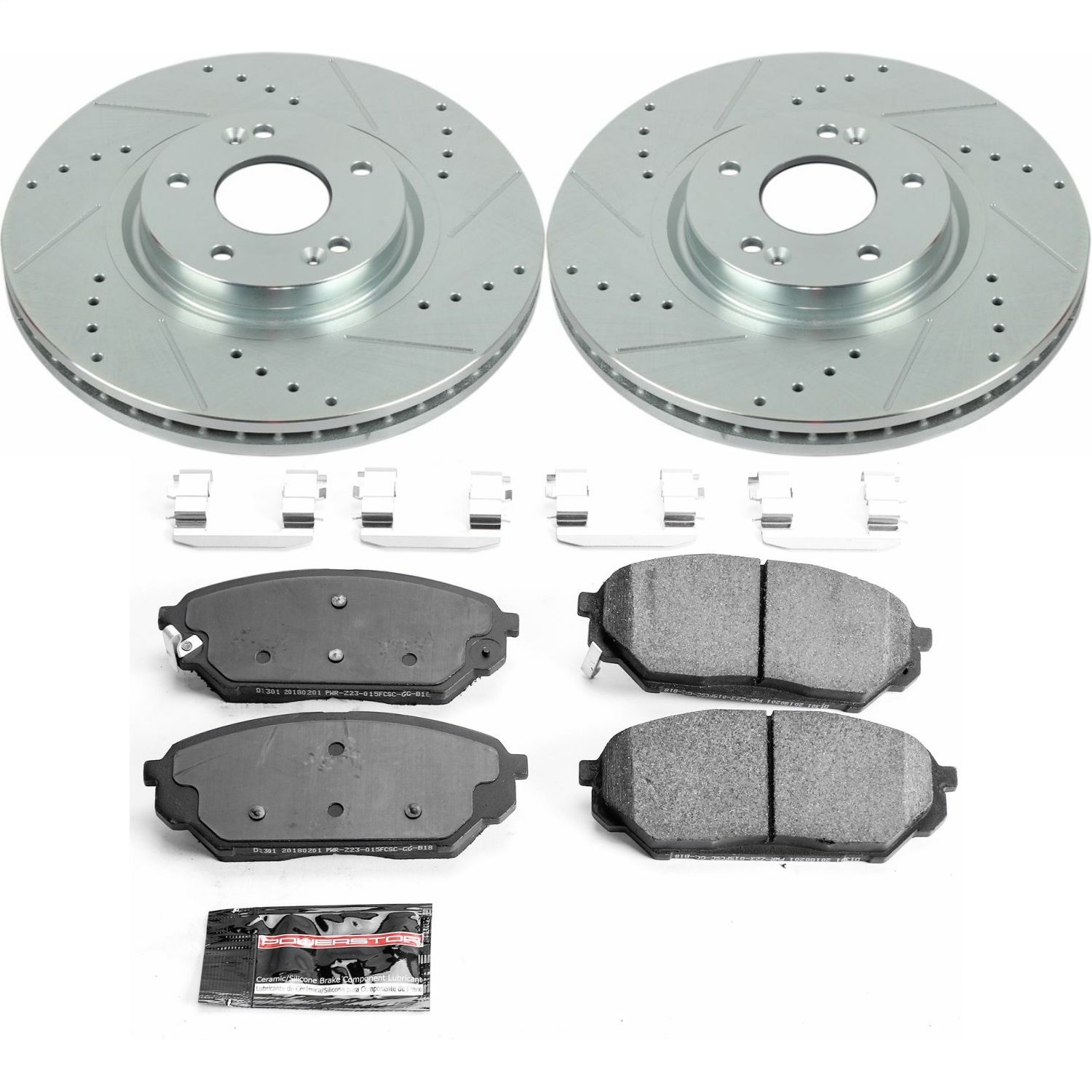Power Stop - K5918 - Front - Disc Brake Pad and Rotor Kit
