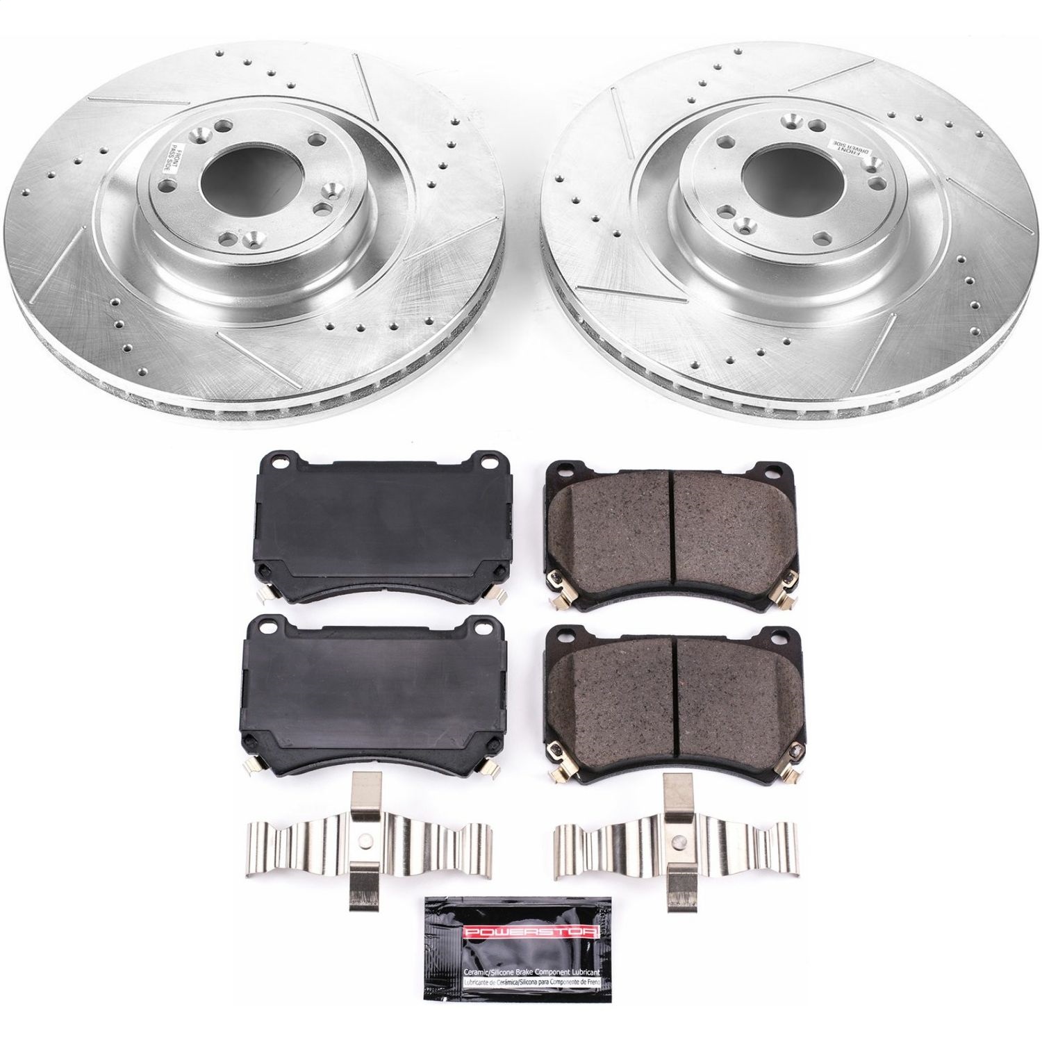 Power Stop - K5928 - Front - Disc Brake Pad and Rotor Kit