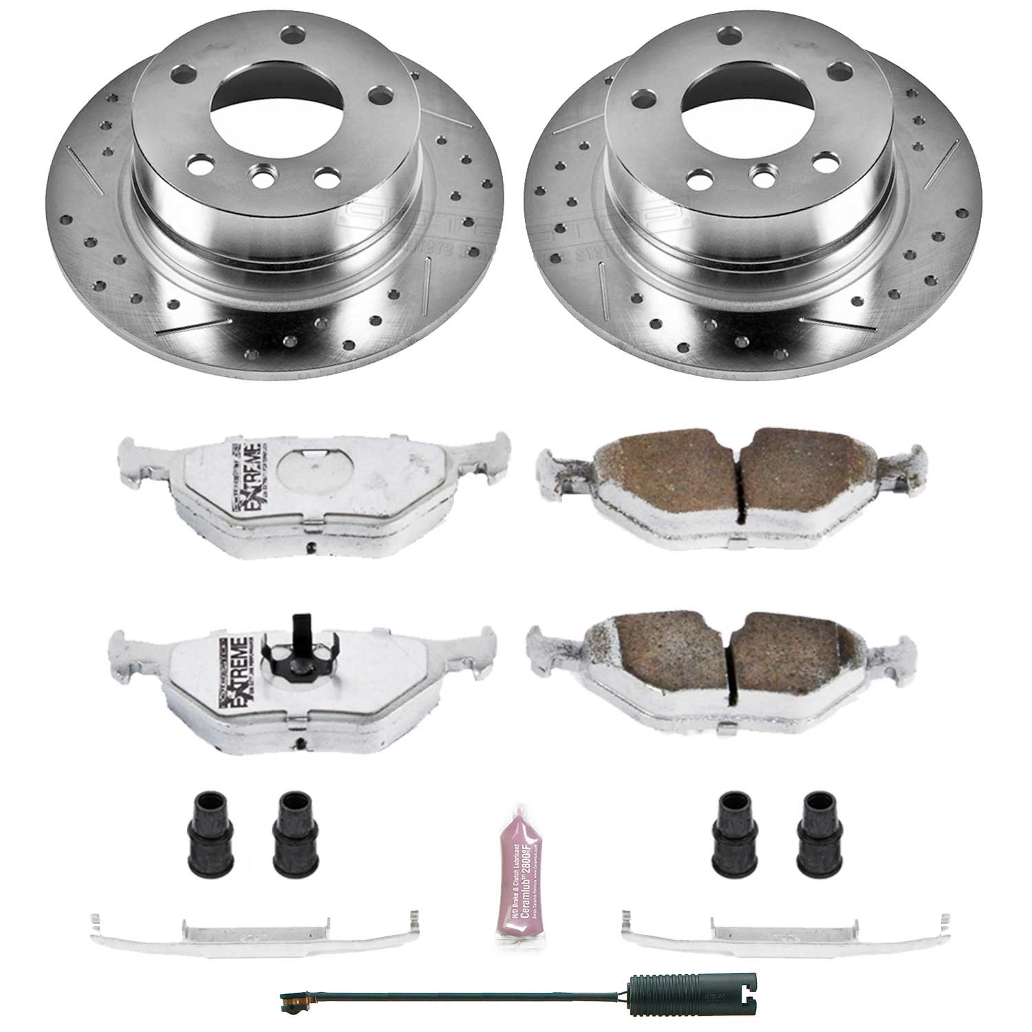 Power Stop - K593-26 - Rear - Disc Brake Pad and Rotor Kit