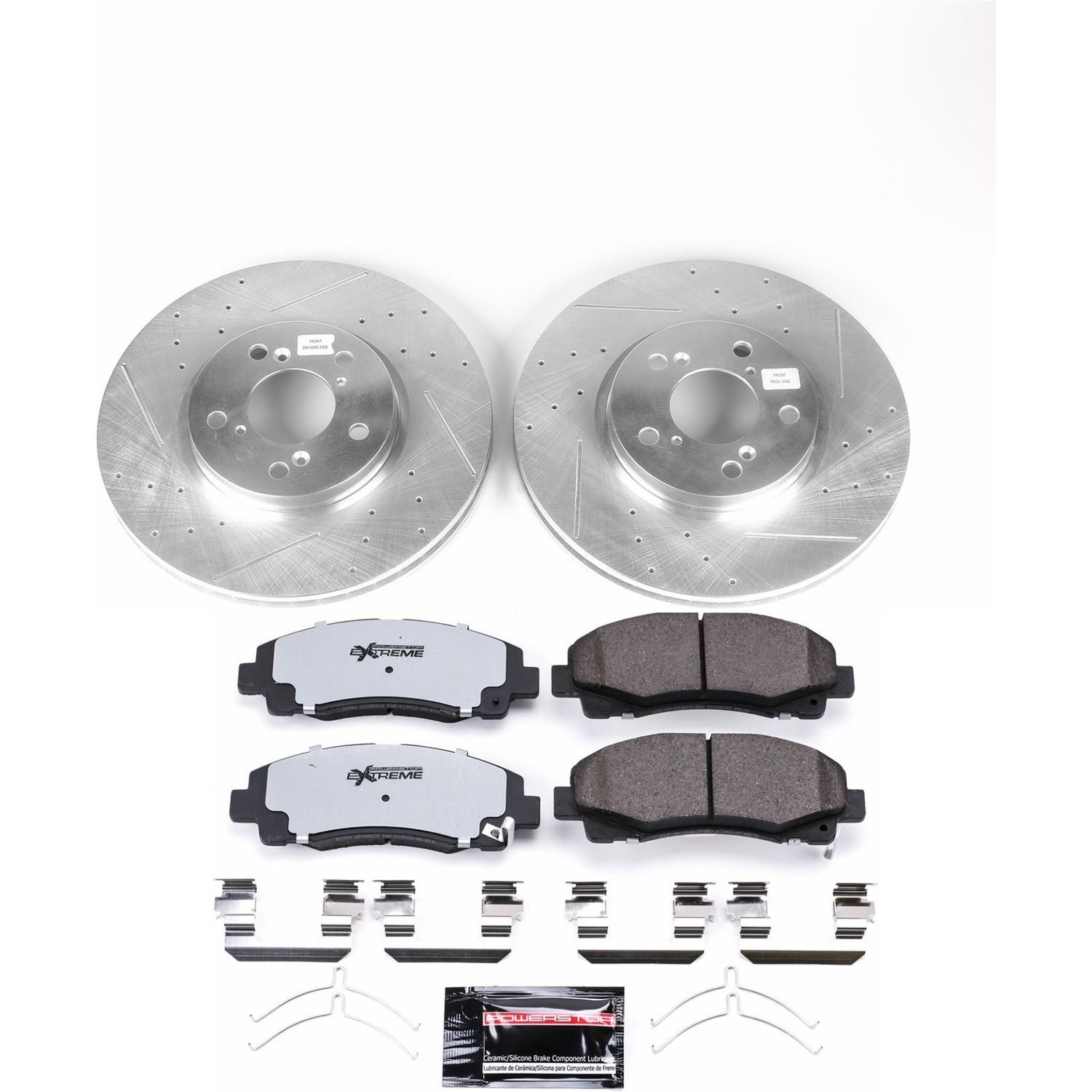 Power Stop - K5939-36 - Front - Disc Brake Pad and Rotor Kit