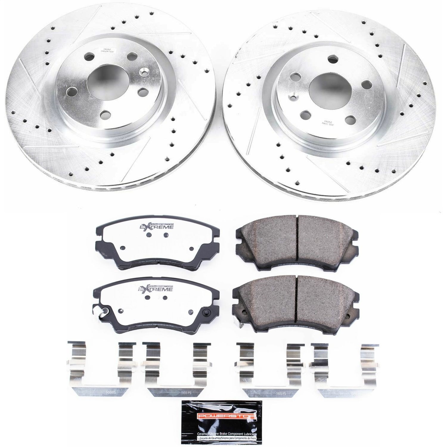 Power Stop - K5948-26 - Front - Disc Brake Pad and Rotor Kit