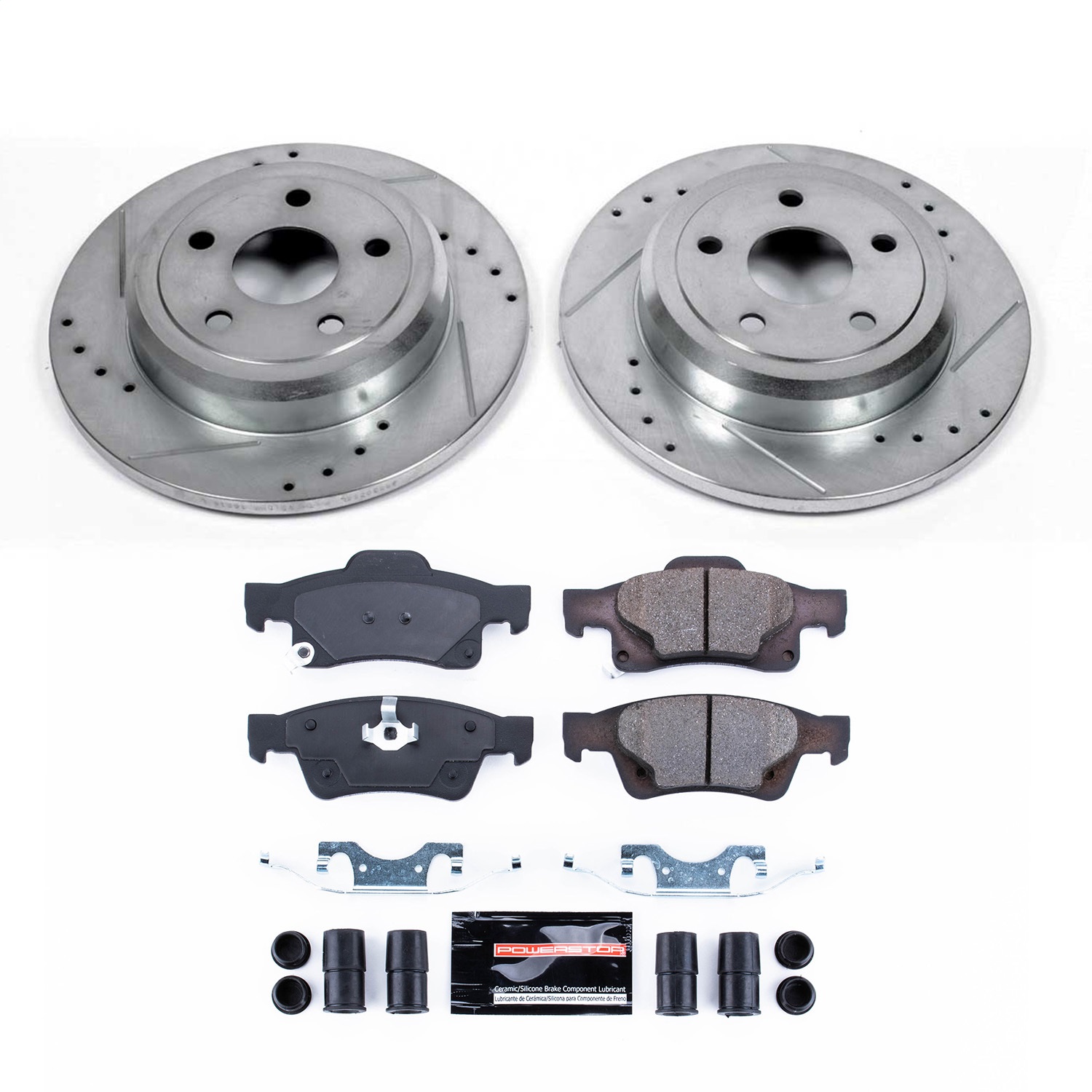 Power Stop - K5950 - Rear - Disc Brake Pad and Rotor Kit