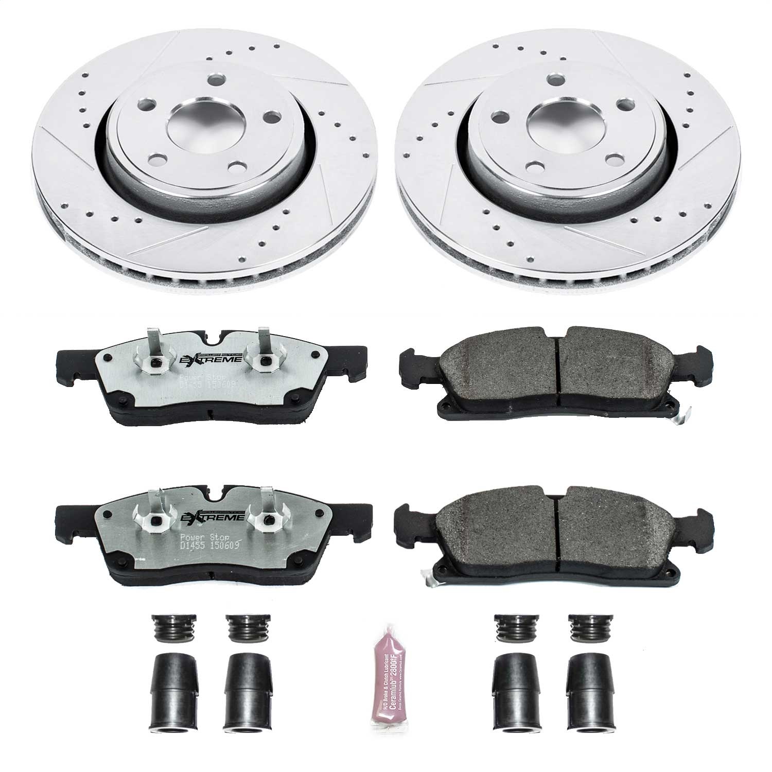Power Stop - K5951-26 - Front - Disc Brake Pad and Rotor Kit