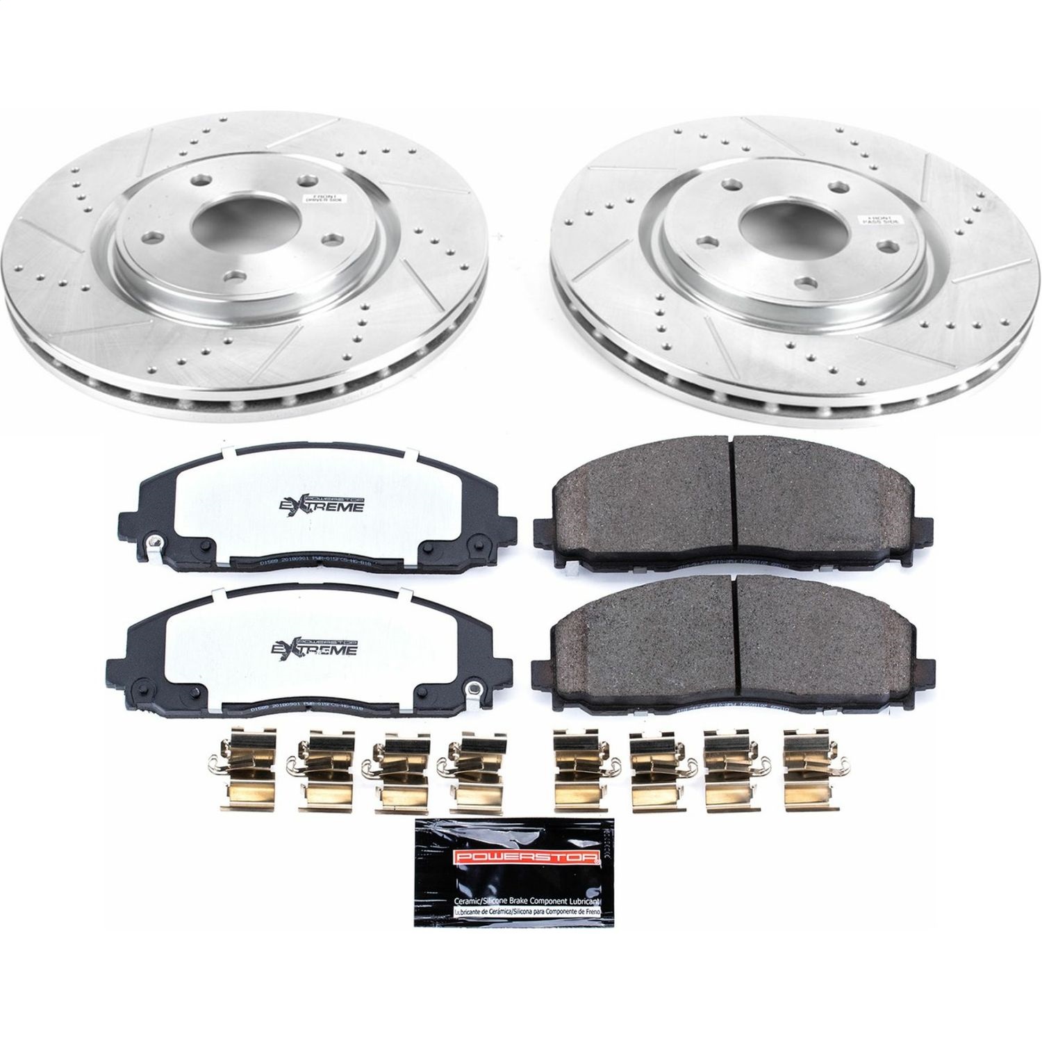 Power Stop - K5959-36 - Front - Disc Brake Pad and Rotor Kit