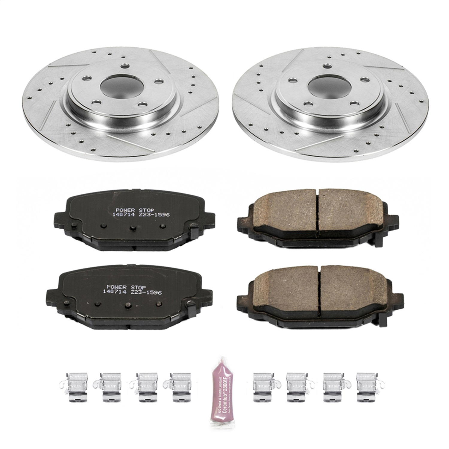 Power Stop - K5961 - Rear - Disc Brake Pad and Rotor Kit