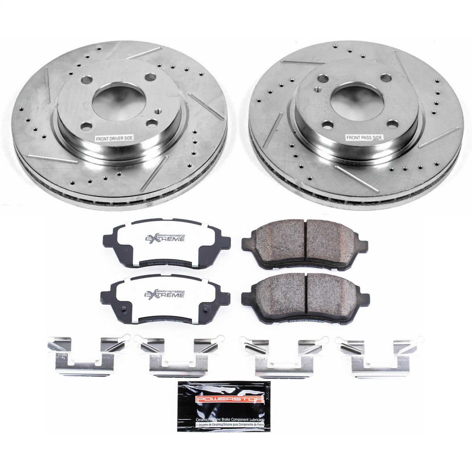 Power Stop - K5969-26 - Front - Disc Brake Pad and Rotor Kit