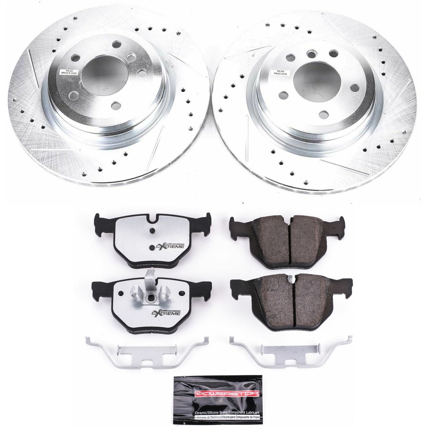 Power Stop - K5982-26 - Rear - Disc Brake Pad and Rotor Kit