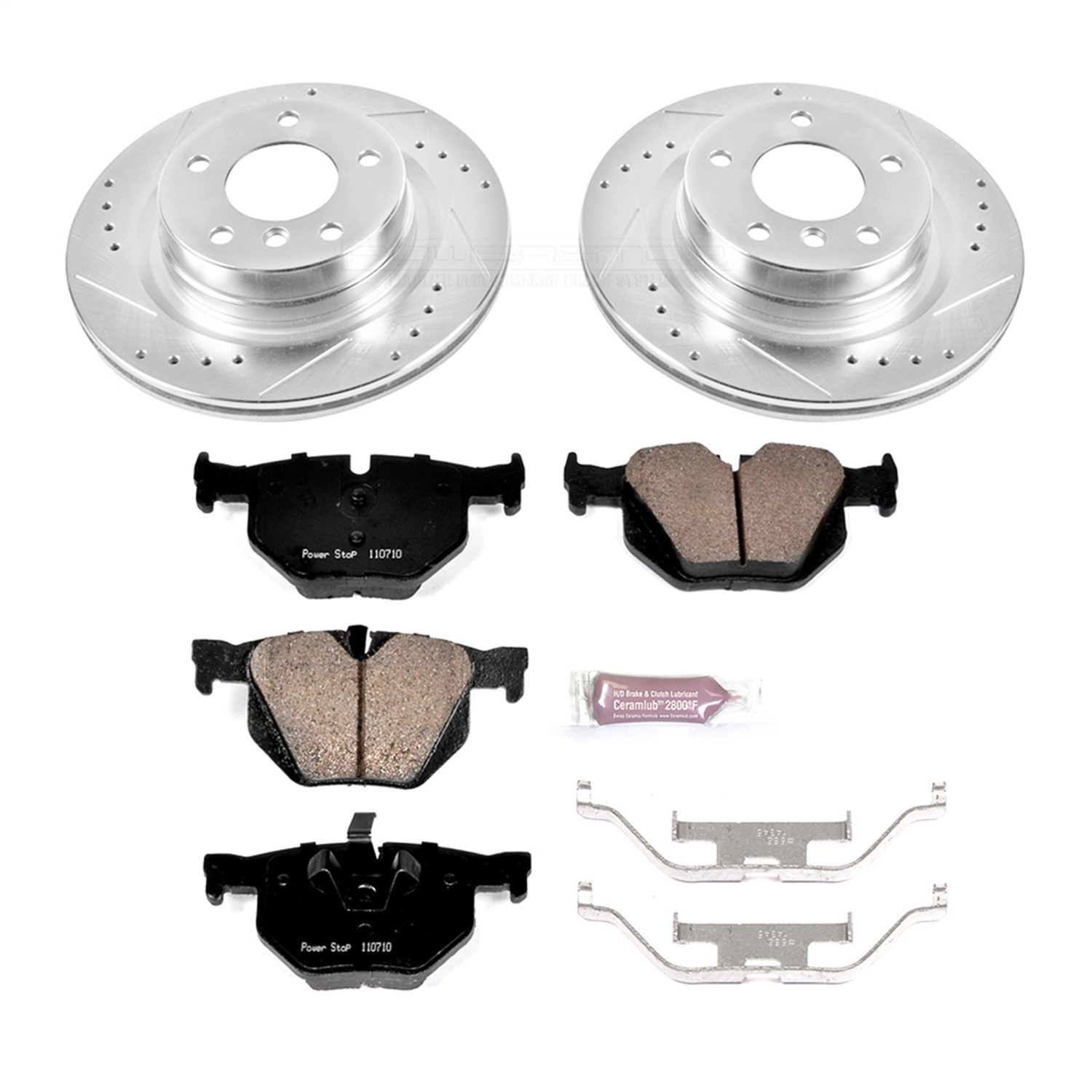 Power Stop - K5982 - Rear - Disc Brake Pad and Rotor Kit