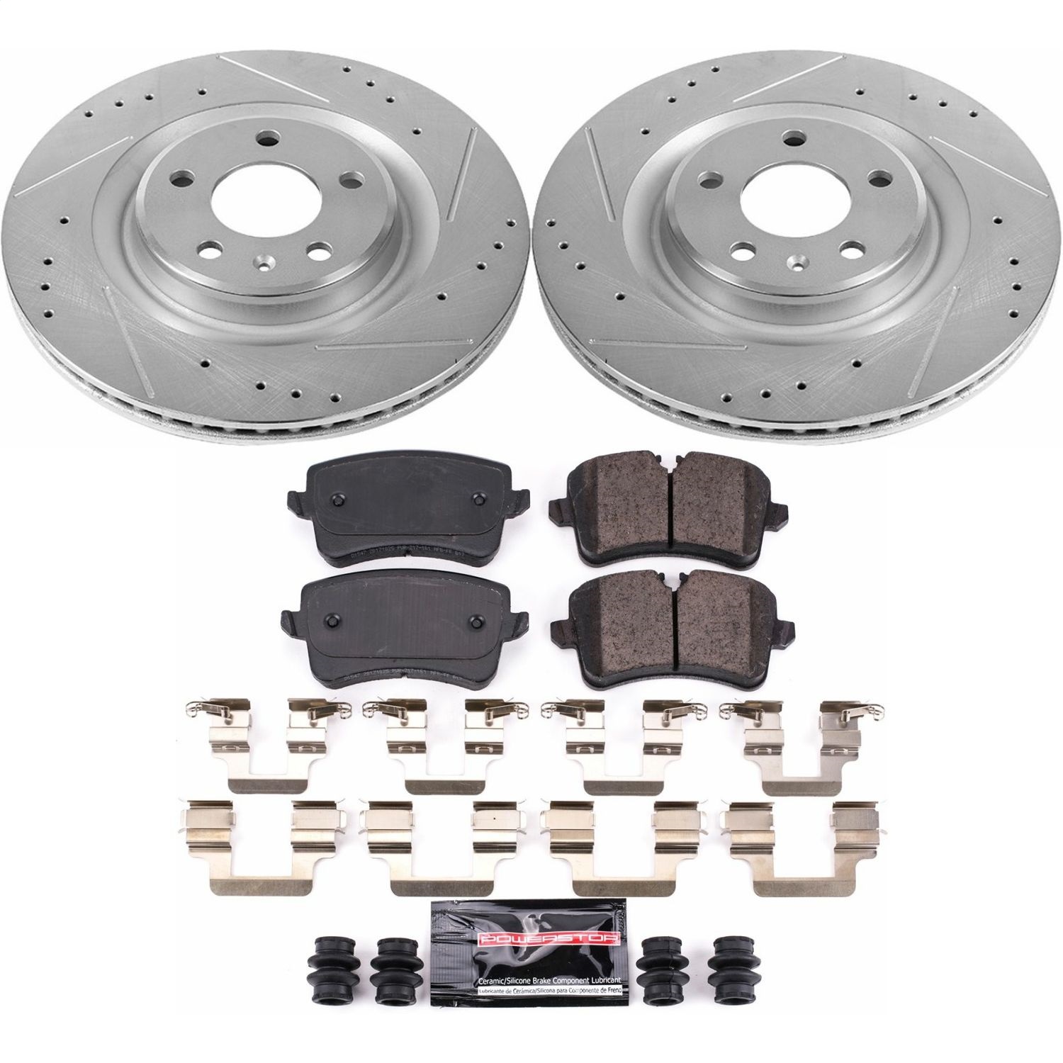 Power Stop - K6001 - Rear - Disc Brake Pad and Rotor Kit
