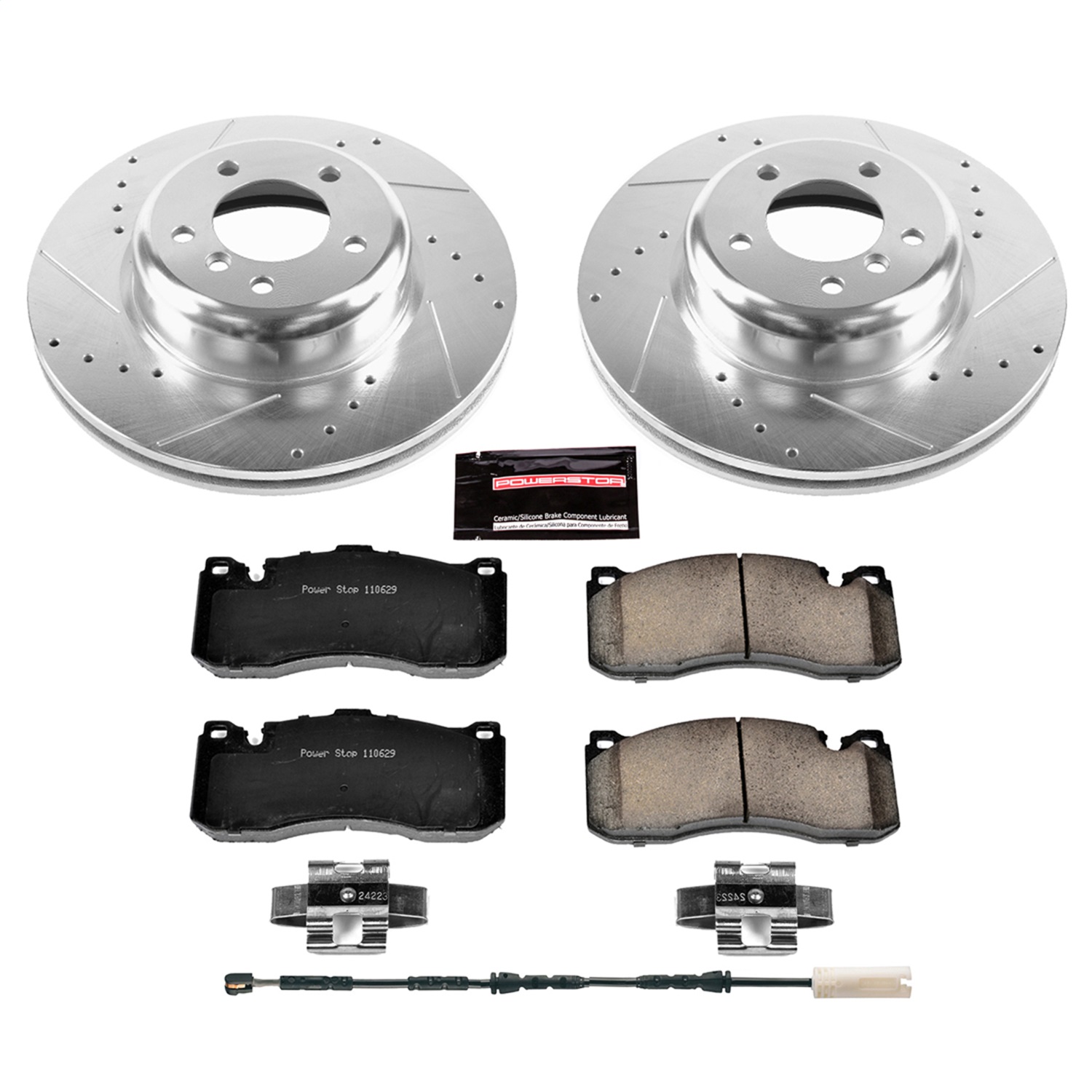 Power Stop - K6004 - Front - Disc Brake Pad and Rotor Kit