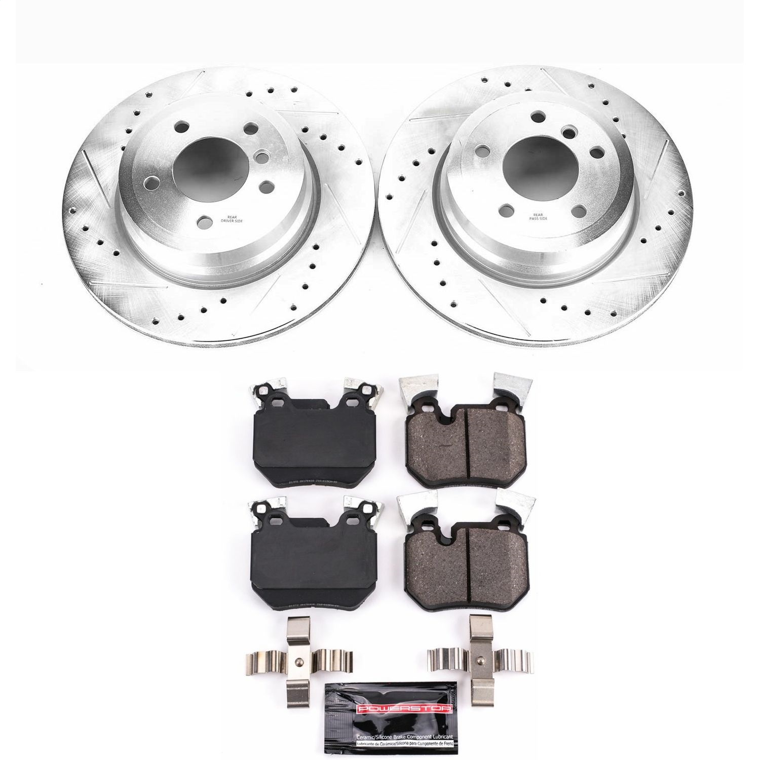 Power Stop - K6007 - Rear - Disc Brake Pad and Rotor Kit