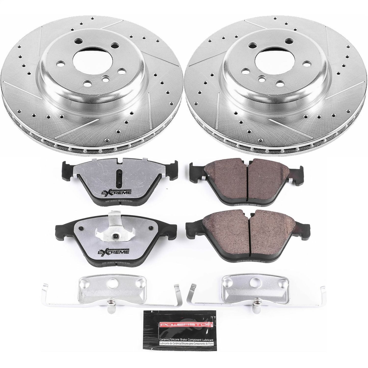 Power Stop - K6020-26 - Front - Disc Brake Pad and Rotor Kit