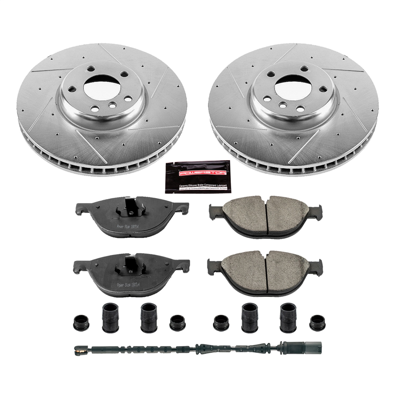 Power Stop - K6026 - Front - Disc Brake Pad and Rotor Kit
