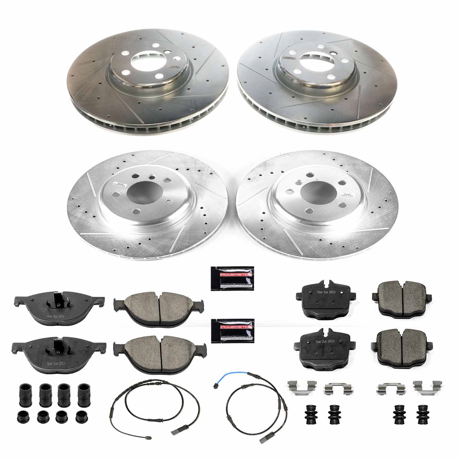Power Stop - K6029 - Front and Rear - Disc Brake Pad and Rotor Kit