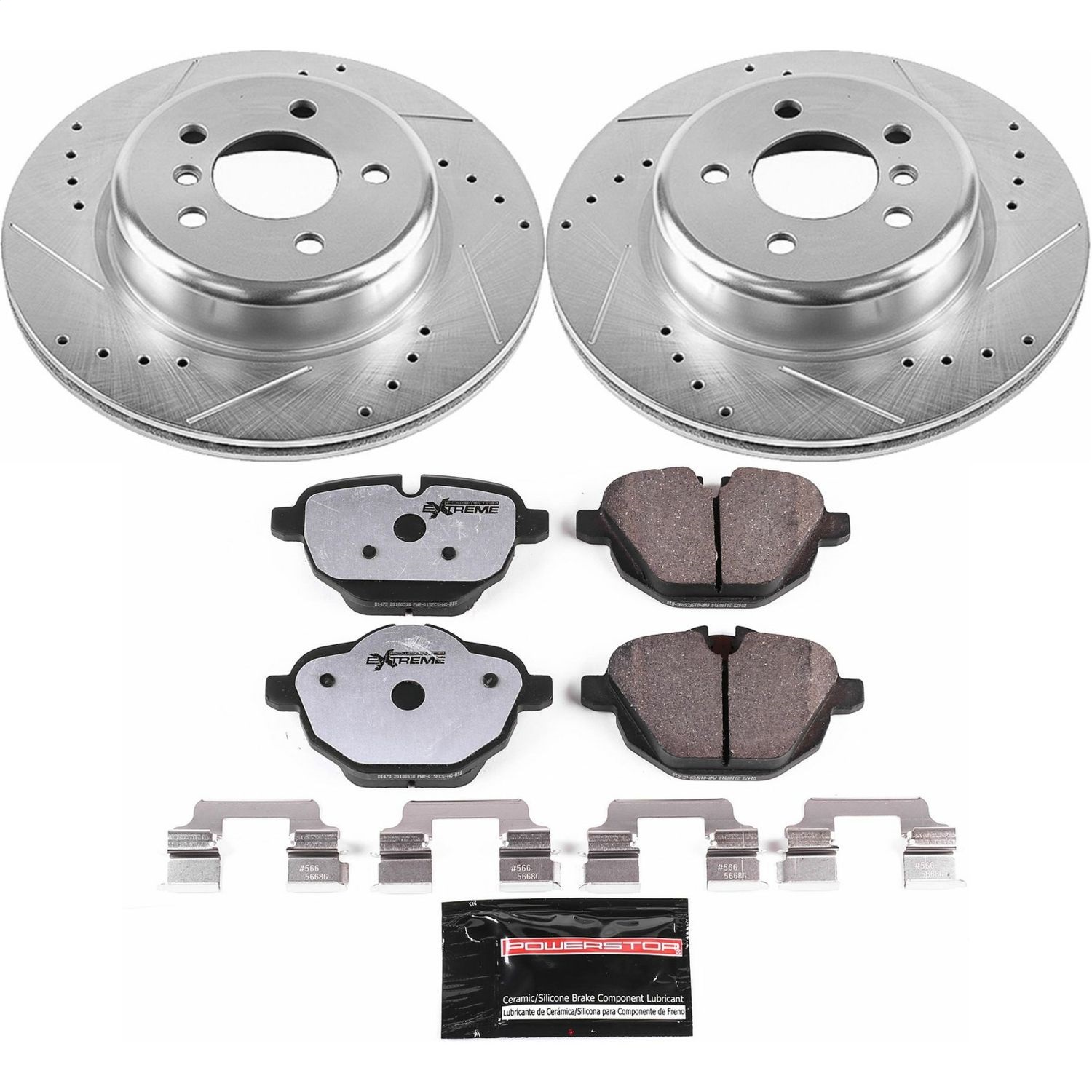 Power Stop - K6034-26 - Rear - Disc Brake Pad and Rotor Kit