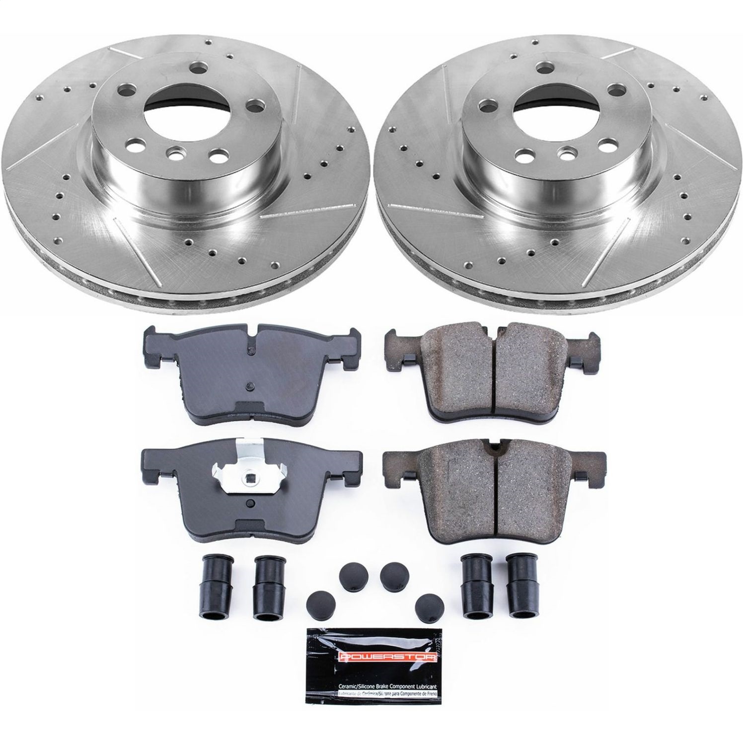 Power Stop - K6038 - Front - Disc Brake Pad and Rotor Kit