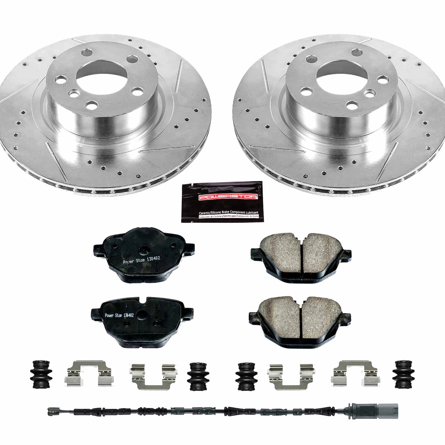 Power Stop - K6040 - Rear - Disc Brake Pad and Rotor Kit