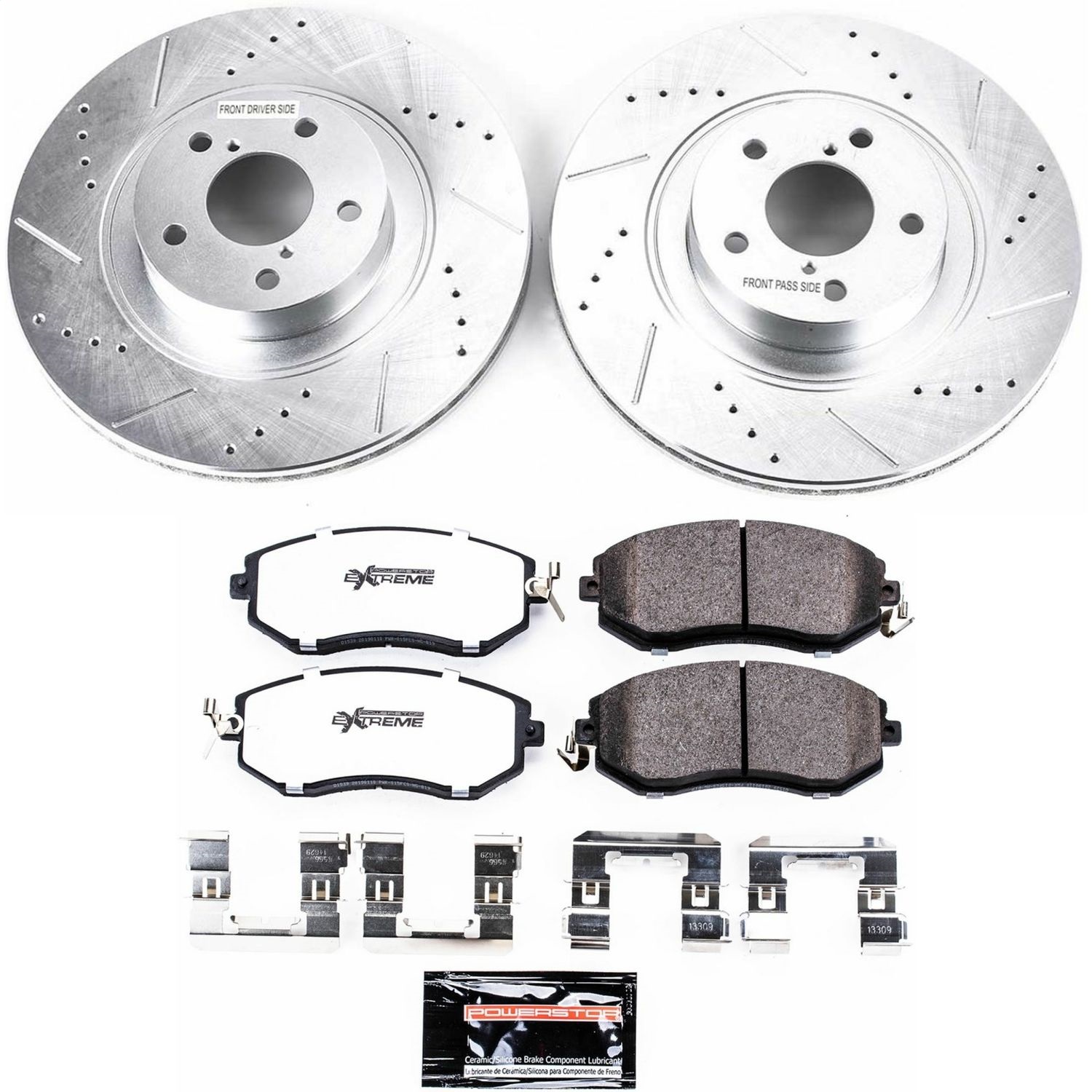 Power Stop - K6082-26 - Front - Disc Brake Pad and Rotor Kit
