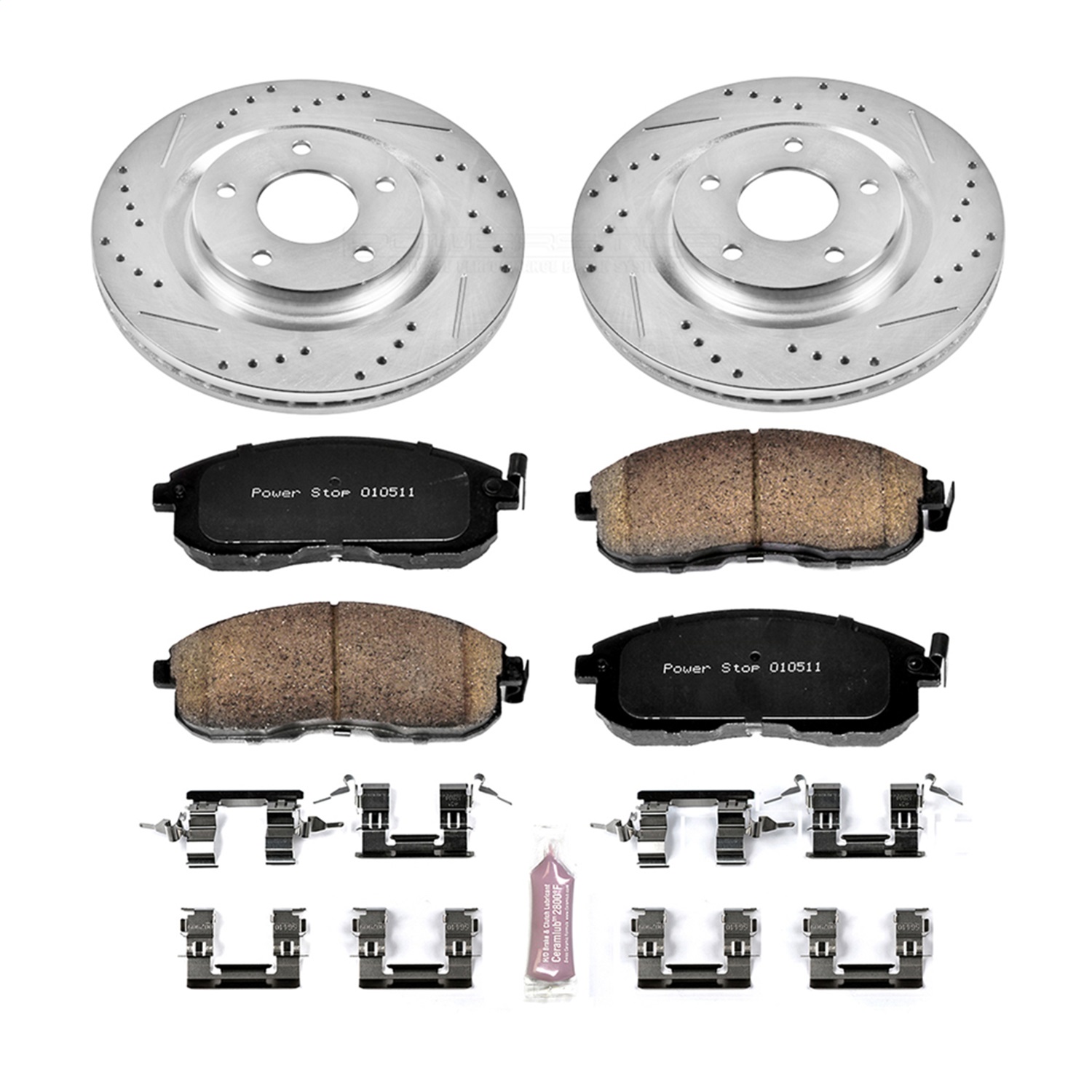 Power Stop - K6094 - Front - Disc Brake Pad and Rotor Kit
