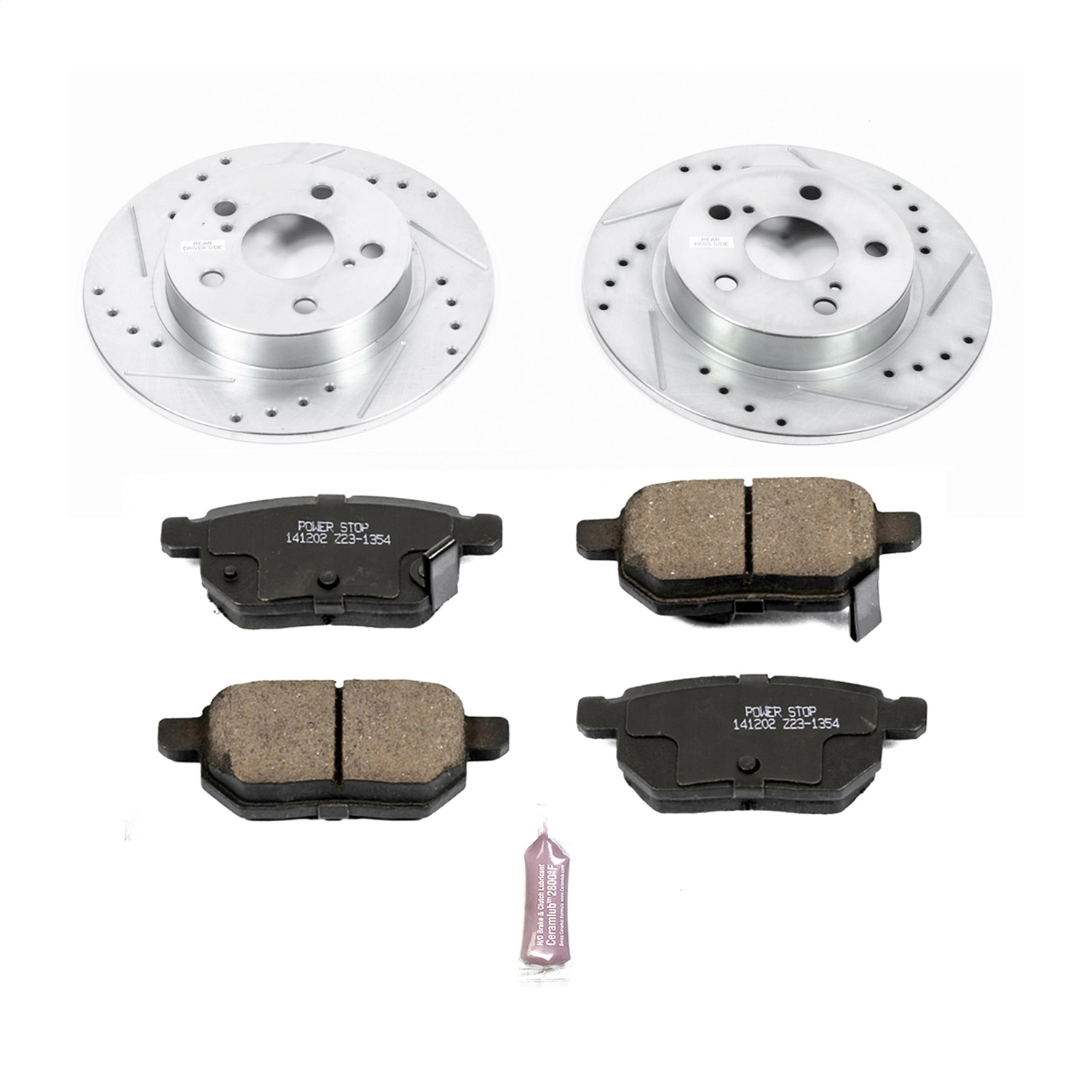 Power Stop - K6097 - Rear - Disc Brake Pad and Rotor Kit