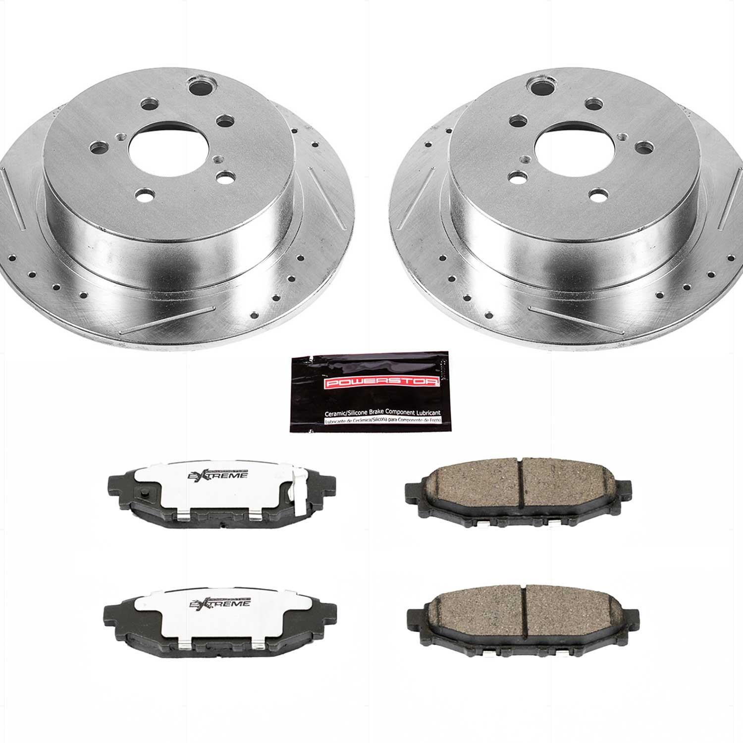 Power Stop - K6107-26 - Rear - Disc Brake Pad and Rotor Kit