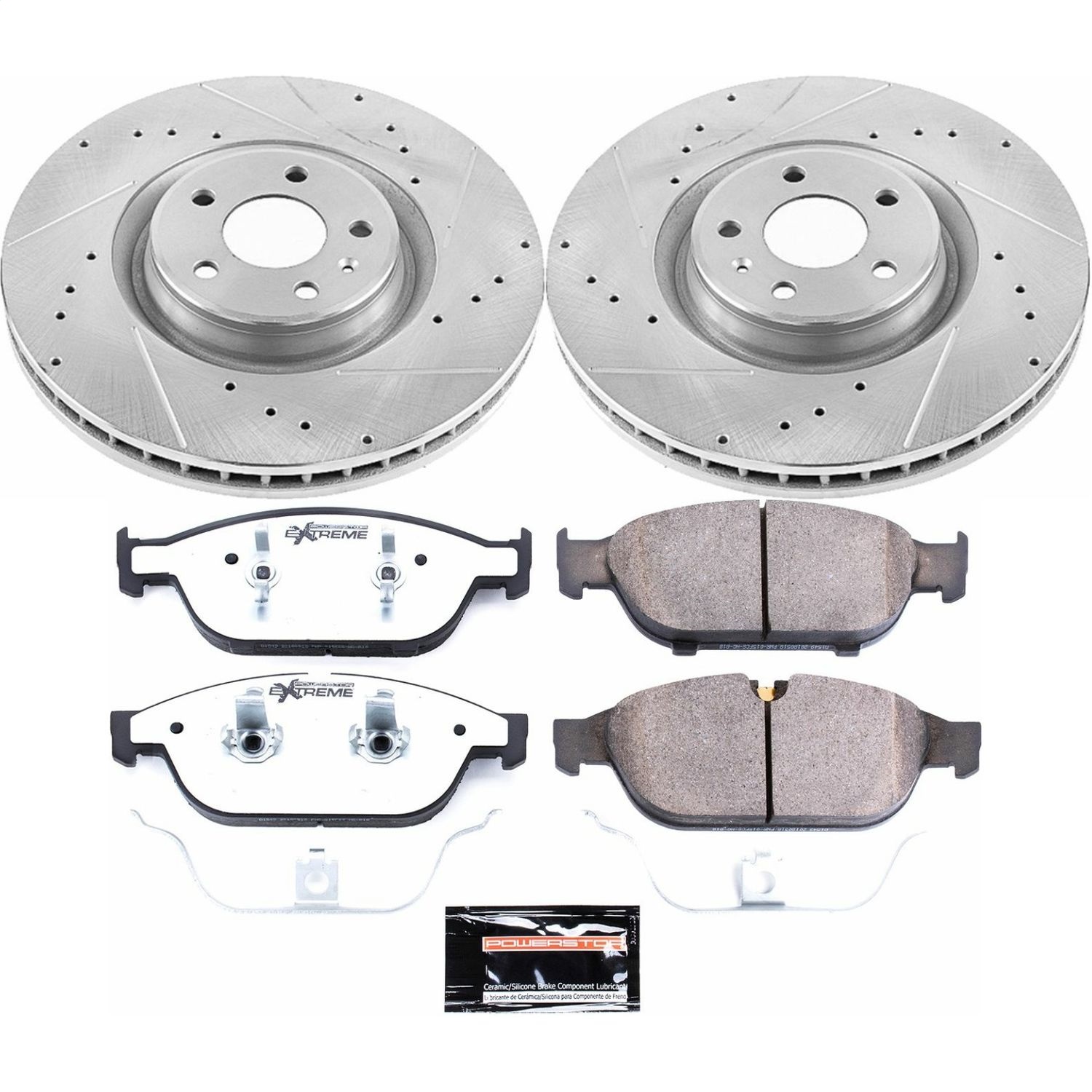 Power Stop - K6129-26 - Front - Disc Brake Pad and Rotor Kit
