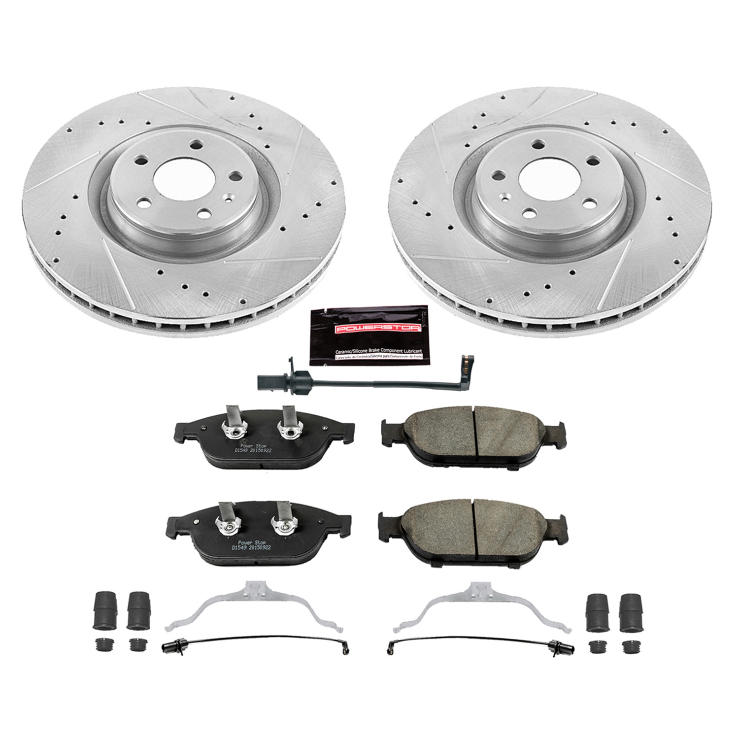 Power Stop - K6129 - Front - Disc Brake Pad and Rotor Kit